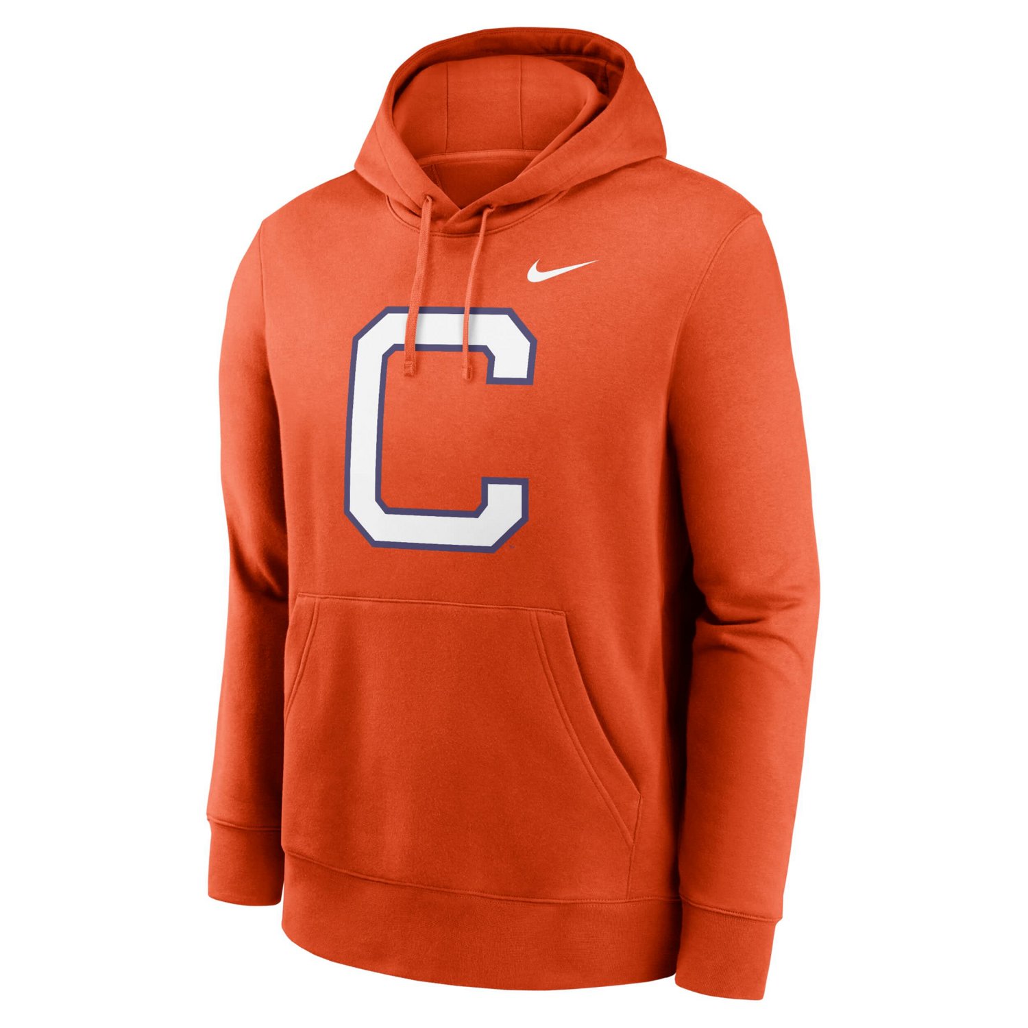 Nike Clemson Tigers Primetime Alternate Logo Club Fleece Pullover Hoodie                                                         - view number 2