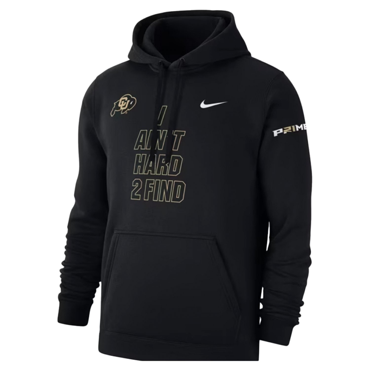 Nike Colorado Buffaloes I Ain't Hard 2 Find Coach Prime Club Fleece Hoodie - view number 2