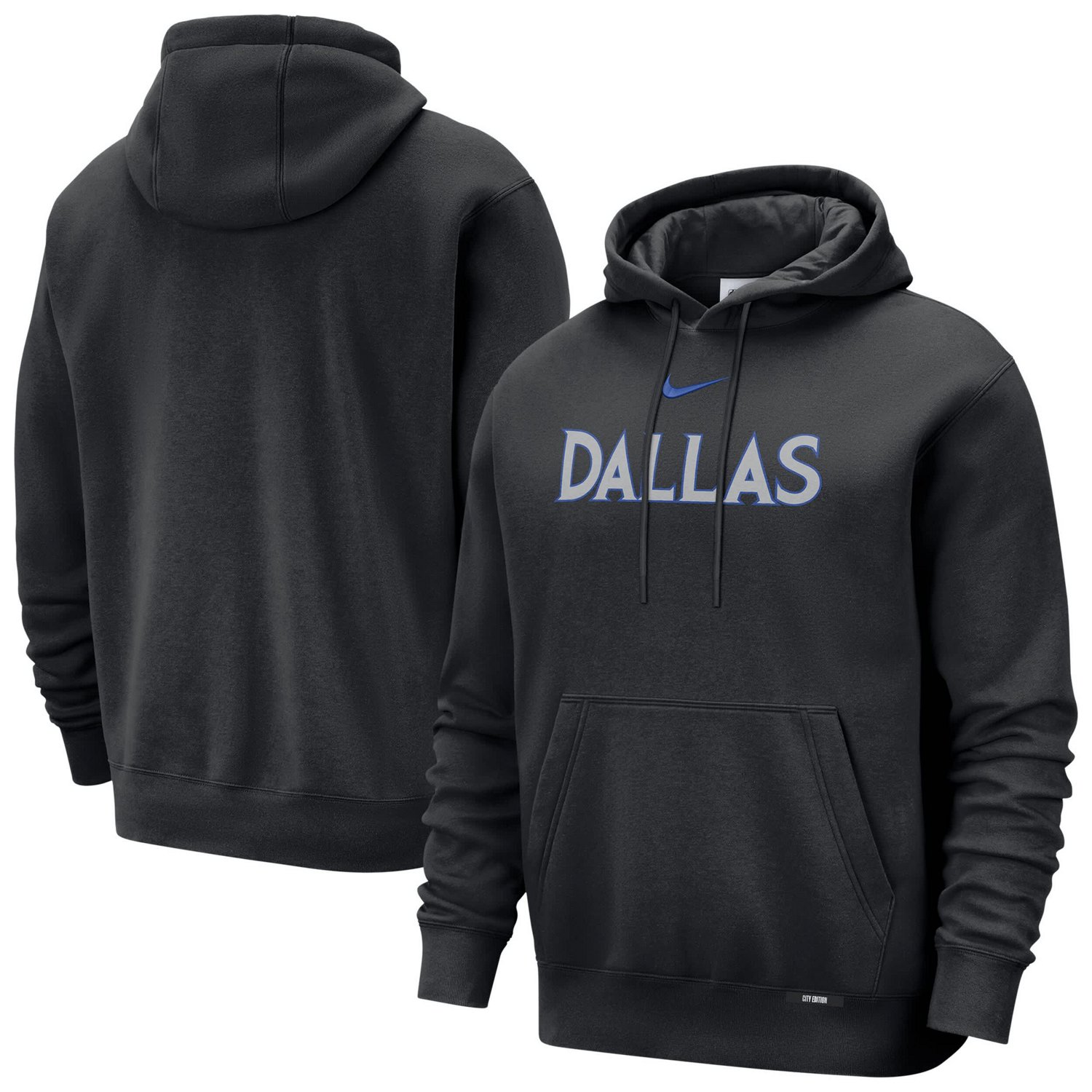 Nike Dallas Mavericks 2025 26 City Edition Essential Remix Club Hoodie