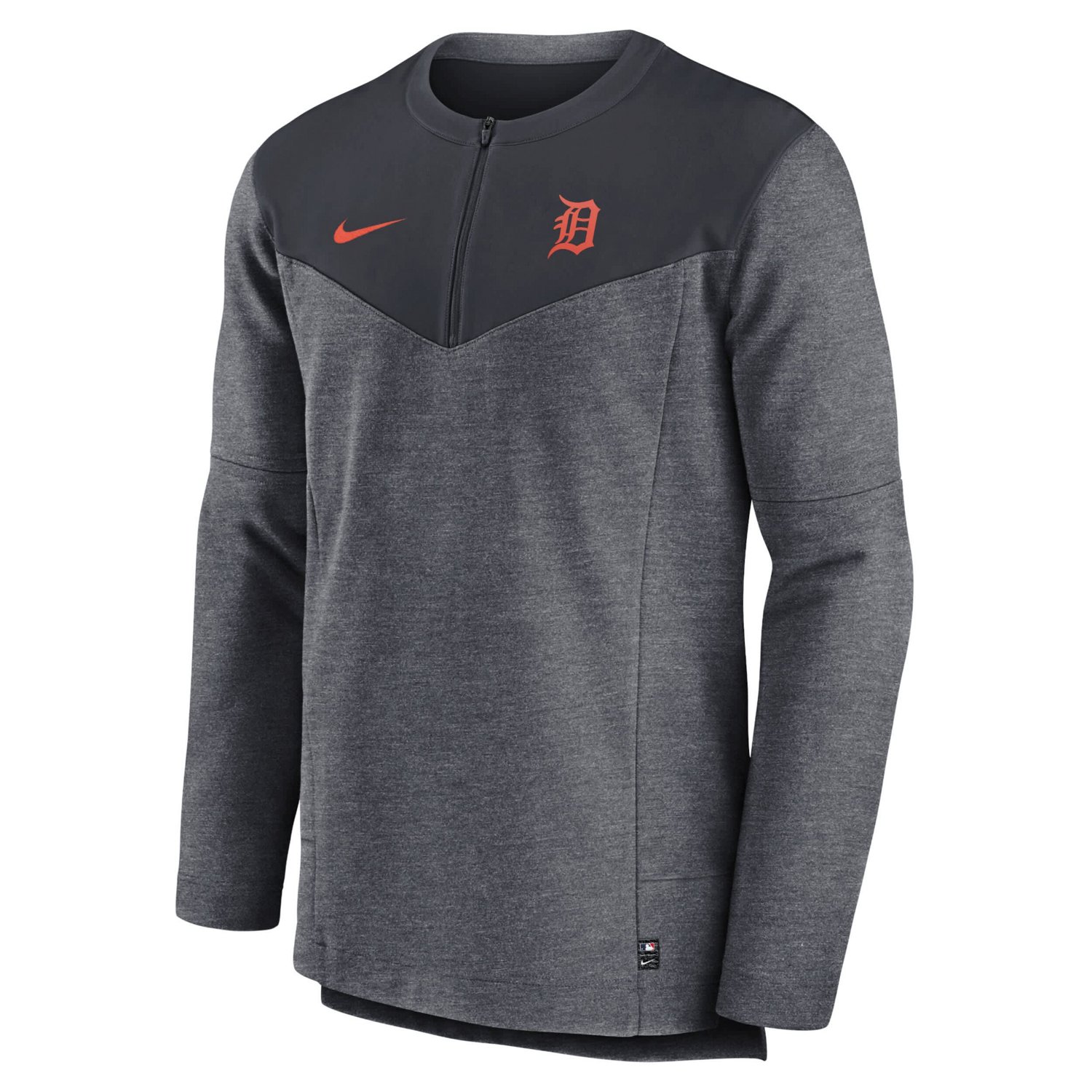 Nike Detroit Tigers Authentic Collection Game Time Performance Half-Zip Top