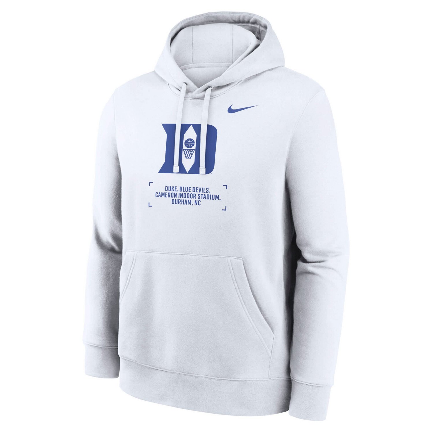 Nike Duke Blue Devils Basketball Two-Hit Club Fleece Pullover Hoodie - view number 4