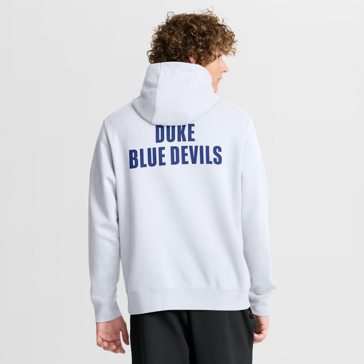 Nike Duke Blue Devils Basketball Two-Hit Club Fleece Pullover Hoodie - view number 2