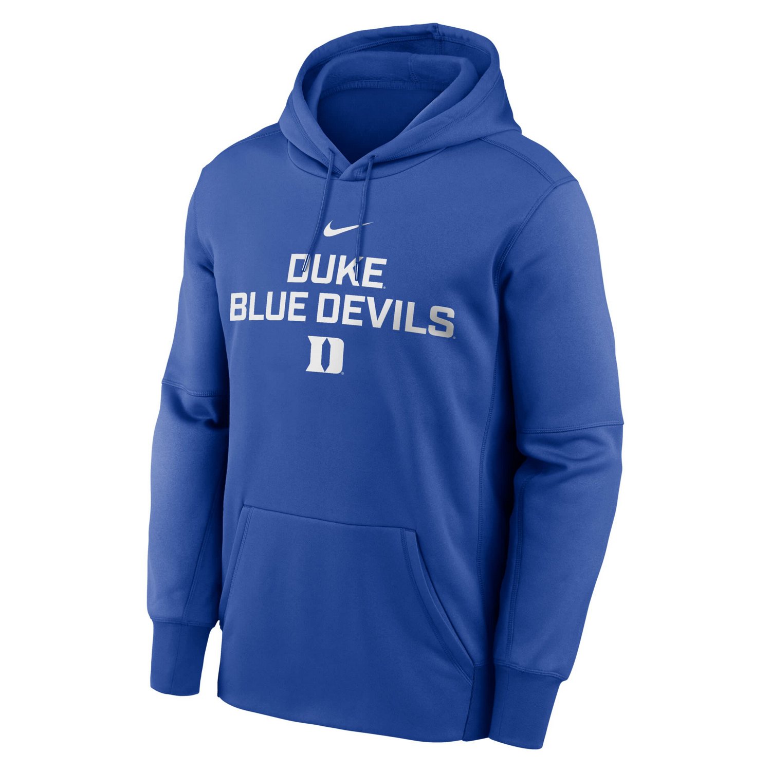 Nike Duke Blue Devils Team Stacked Performance Pullover Hoodie - view number 2