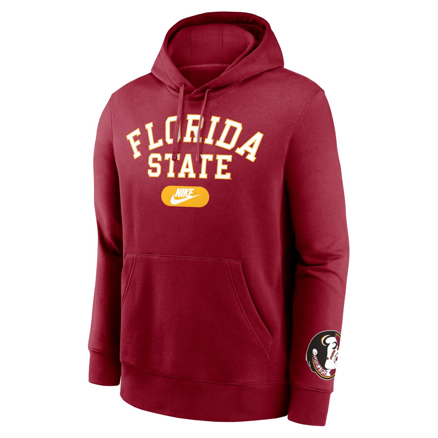 Nike Florida State Seminoles Legacy Foundational Two-Hit Club Performance Pullover Hoodie - view number 2