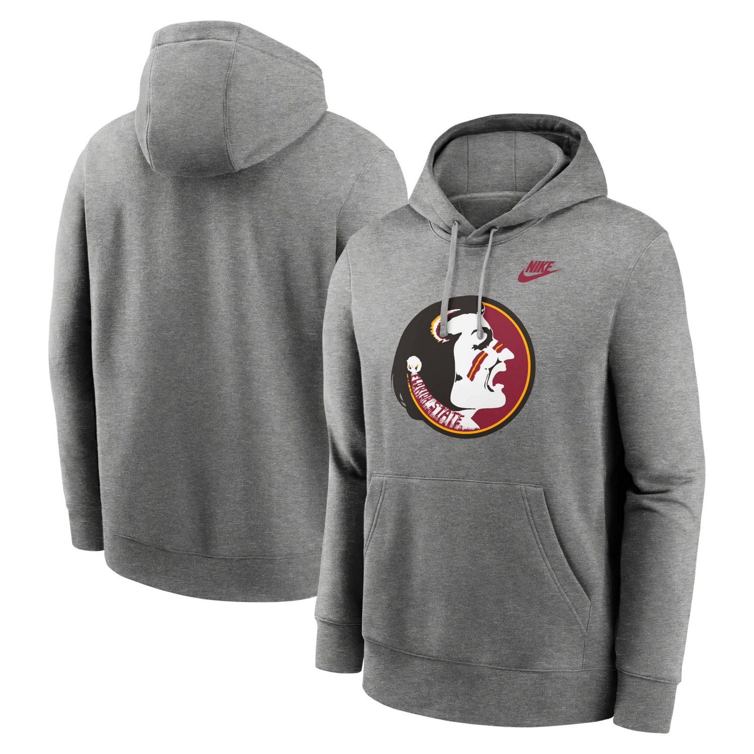 Nike Florida State Seminoles Legacy Logo Club Fleece Pullover Hoodie                                                             - view number 1