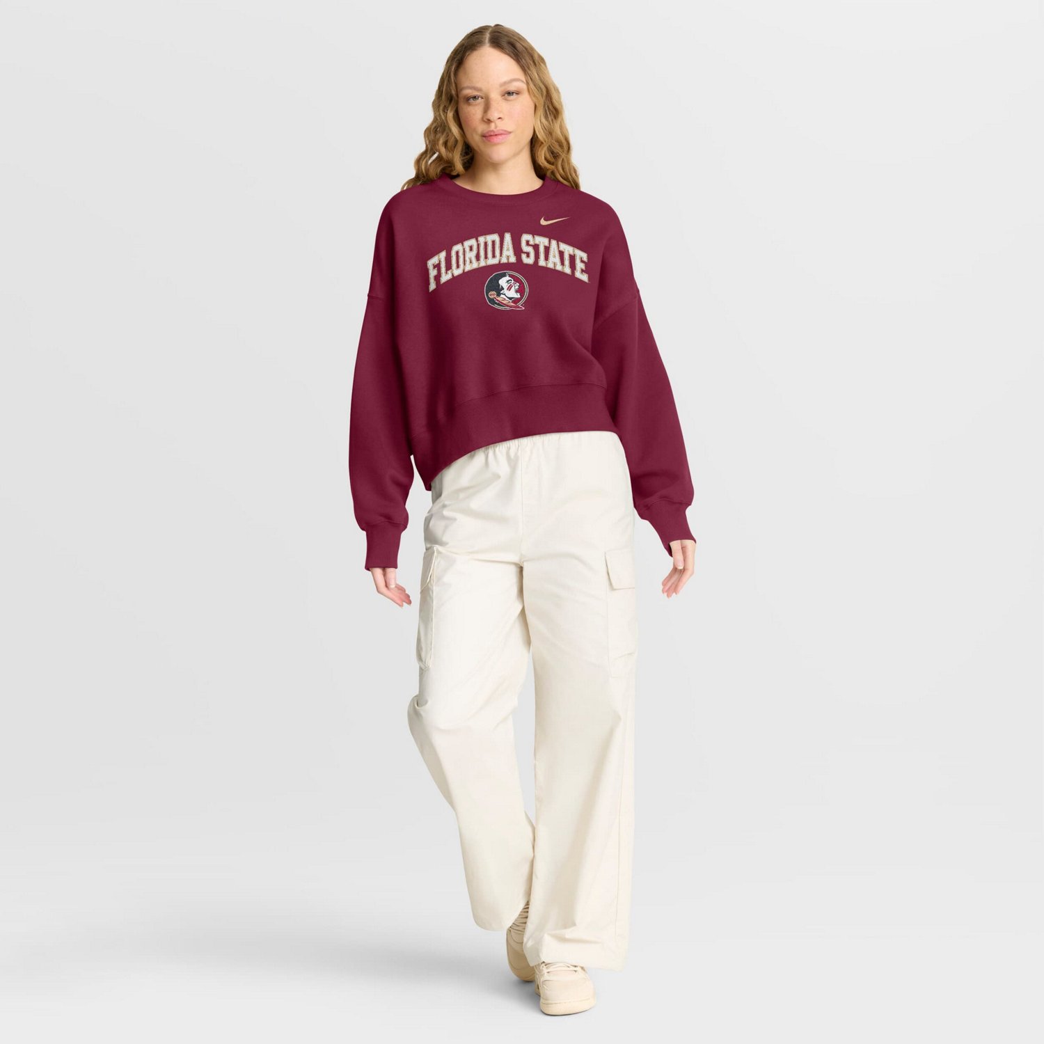 Nike Florida State Seminoles Oversized Phoenix Arch Pullover Sweatshirt - view number 3