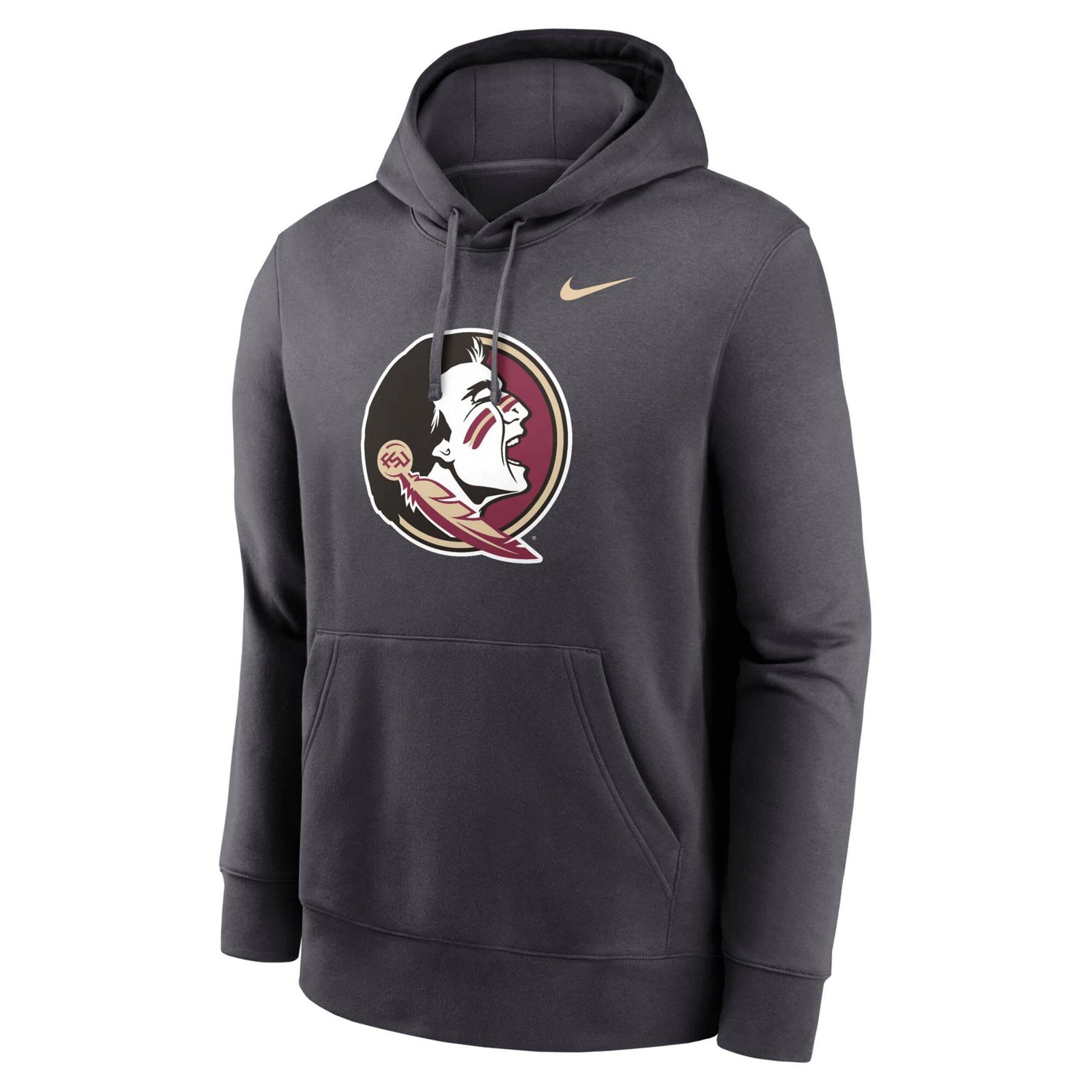 Nike Florida State Seminoles Primetime Club Fleece Pullover Hoodie                                                               - view number 2