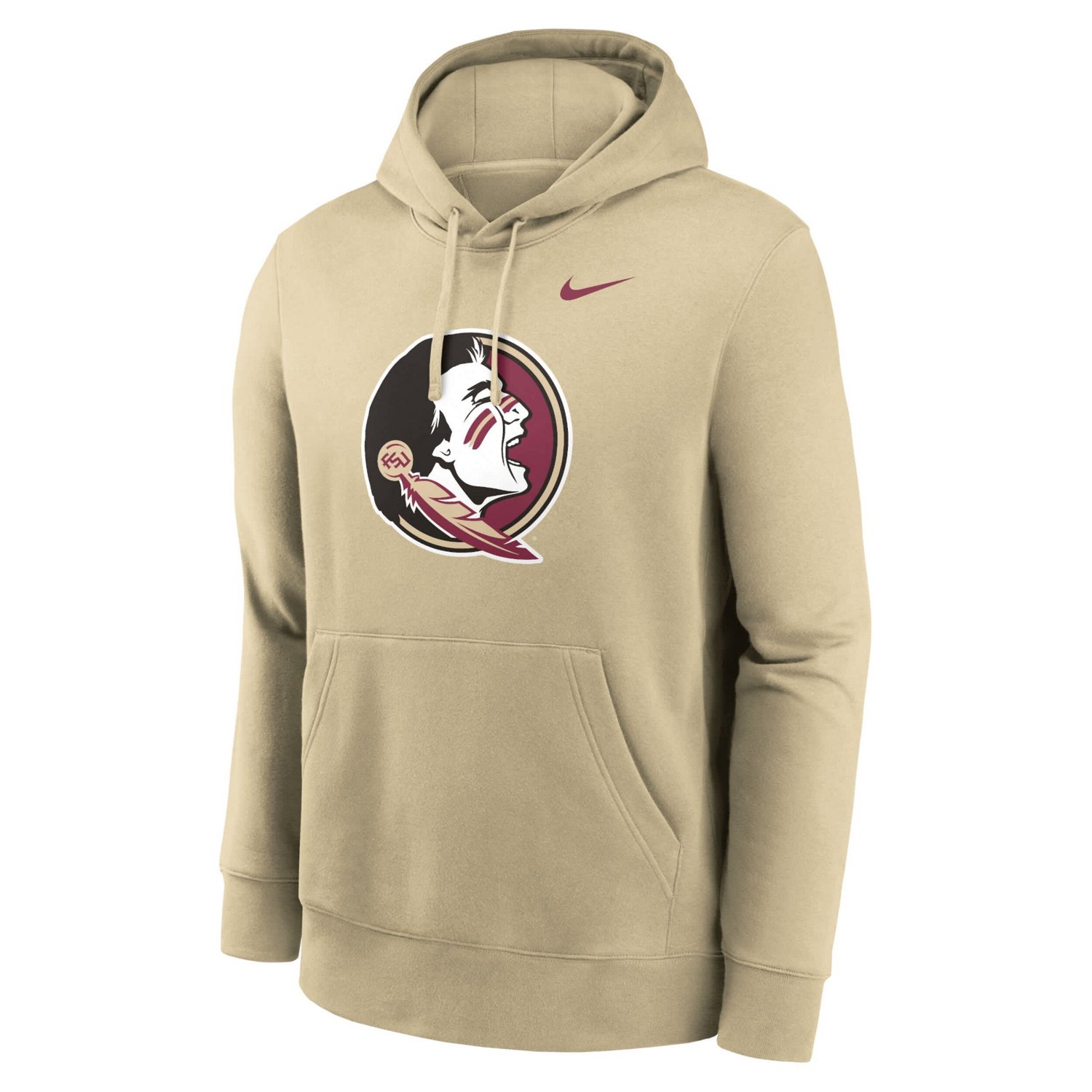 Nike Florida State Seminoles Primetime Club Fleece Pullover Hoodie - view number 2