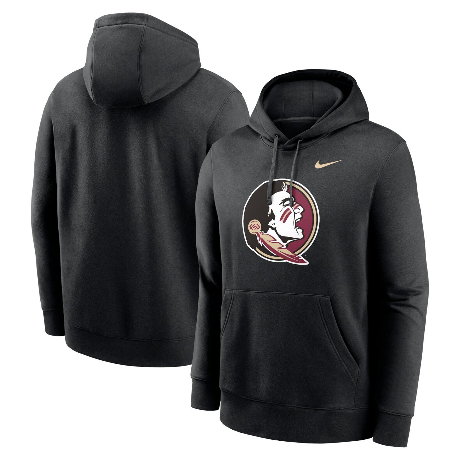Nike Florida State Seminoles Primetime Evergreen Club Fleece Pullover Hoodie - view number 1