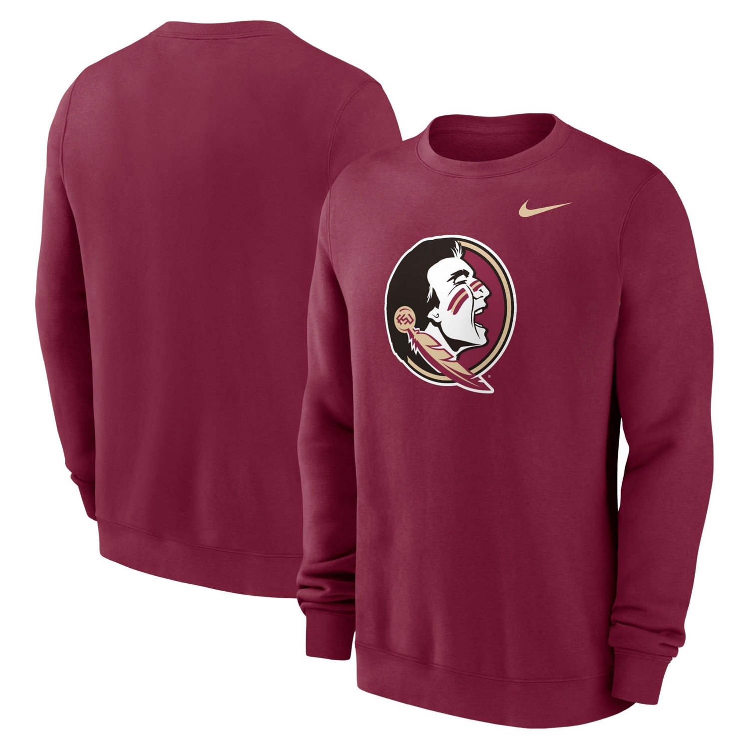 Nike Florida State Seminoles Primetime Evergreen Fleece Pullover Sweatshirt