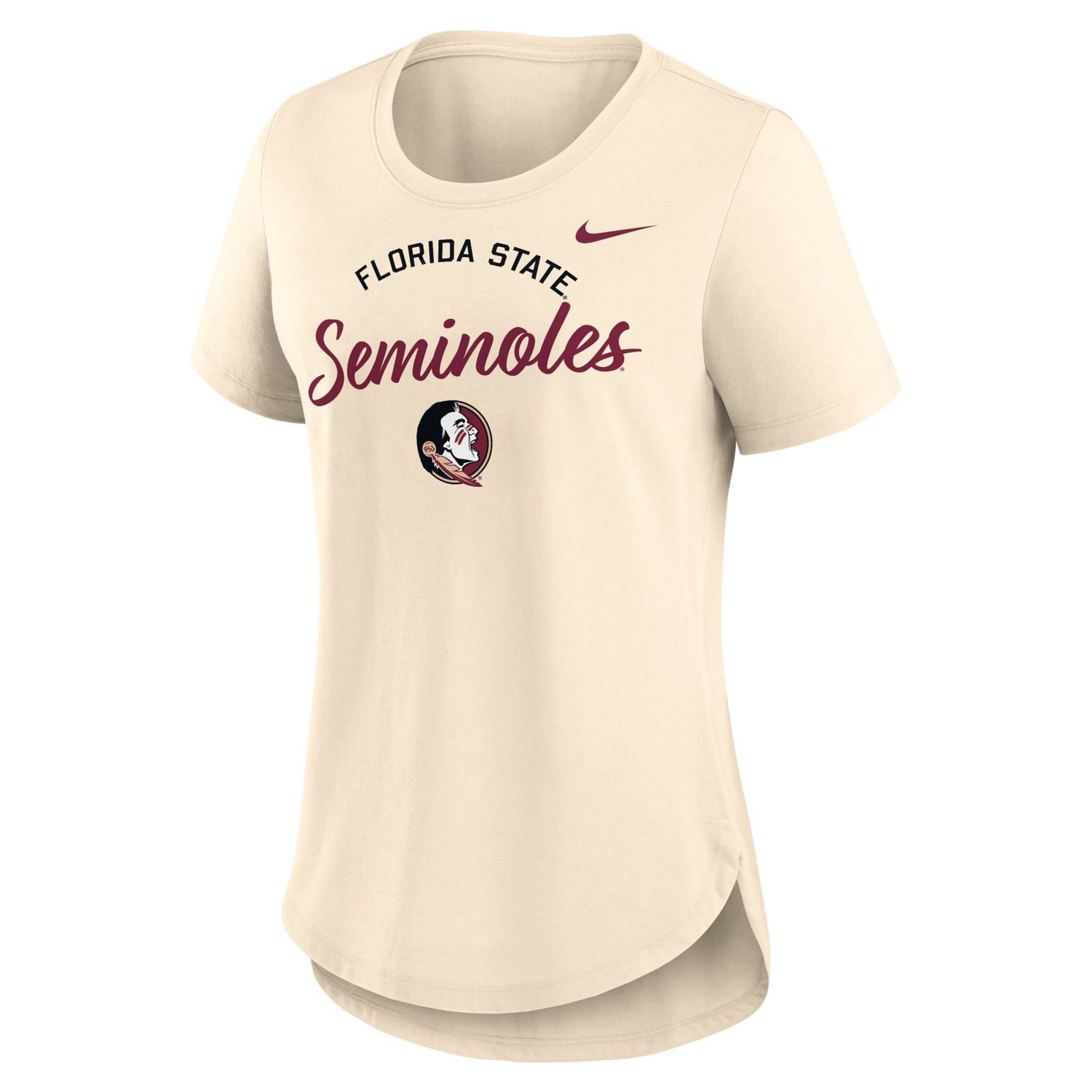 Nike Florida State Seminoles Script Logo Tri-Blend T-Shirt - view number 2