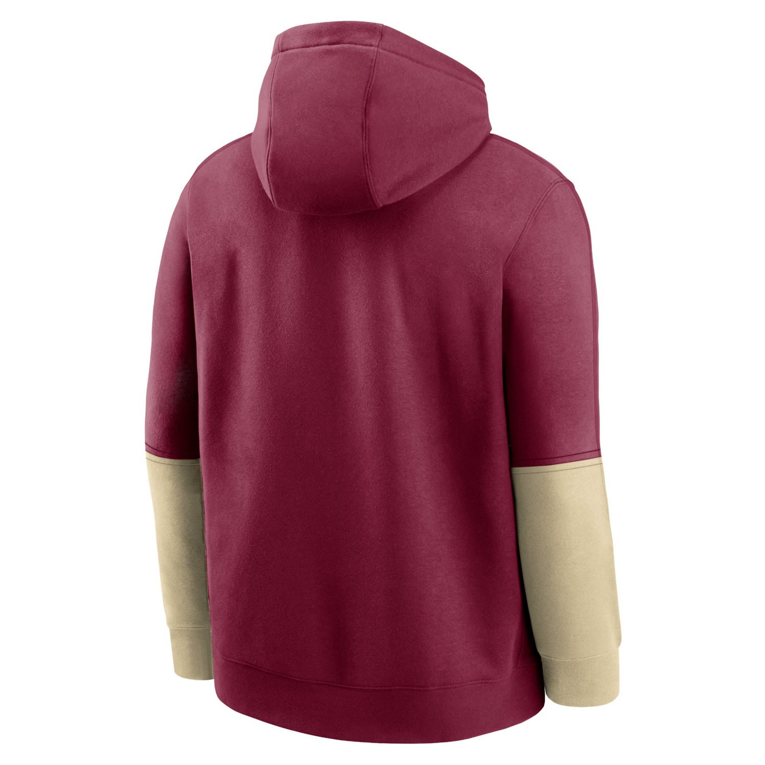 Nike Garnet Florida State Seminoles 2024 Sideline Club Pullover Hoodie - view number 3