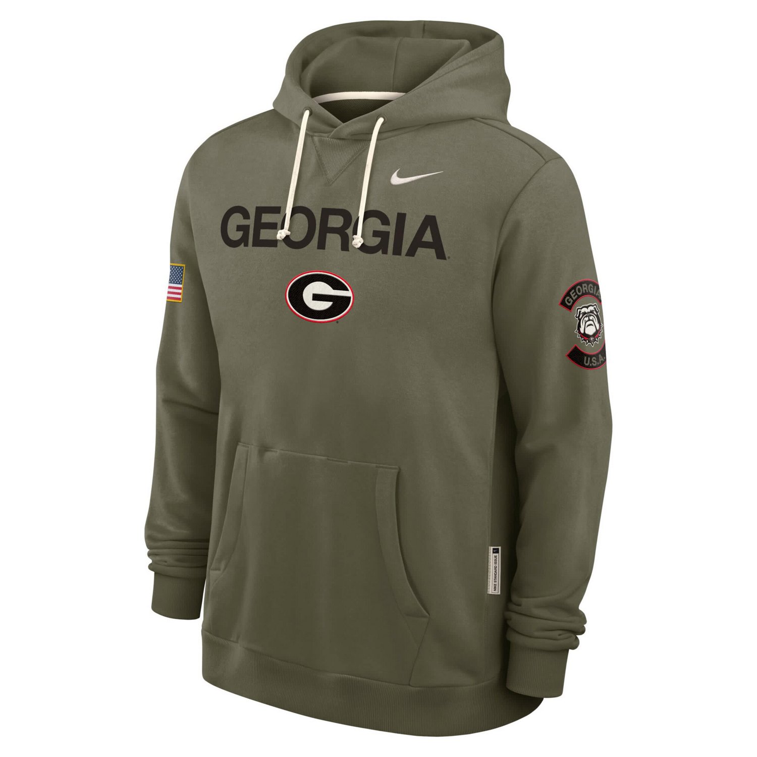 Nike Georgia Bulldogs 2025 Military Appreciation Dri-FIT Hoodie - view number 2