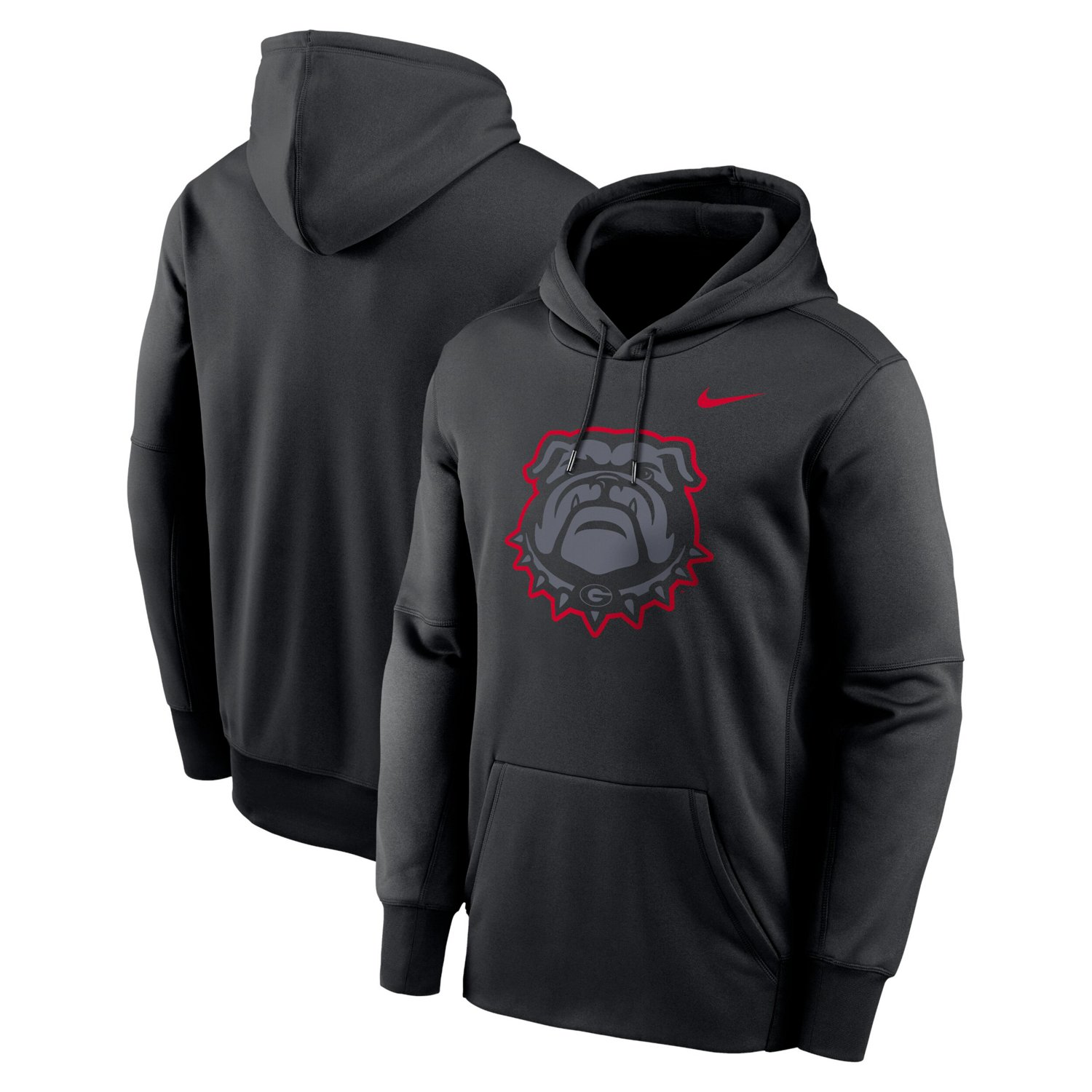 Nike Georgia Bulldogs Color Pop Logo Performance Fleece Pullover Hoodie                                                          - view number 1