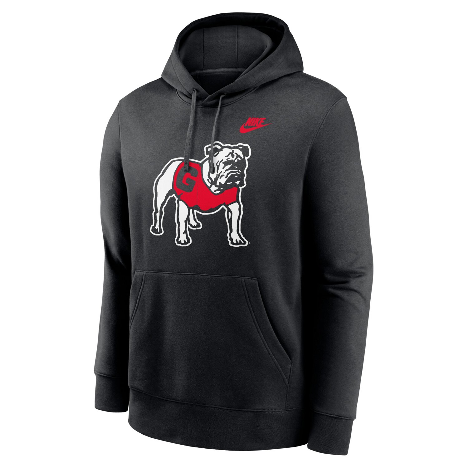 Nike Georgia Bulldogs Legacy Logo Club Fleece Pullover Hoodie                                                                    - view number 2