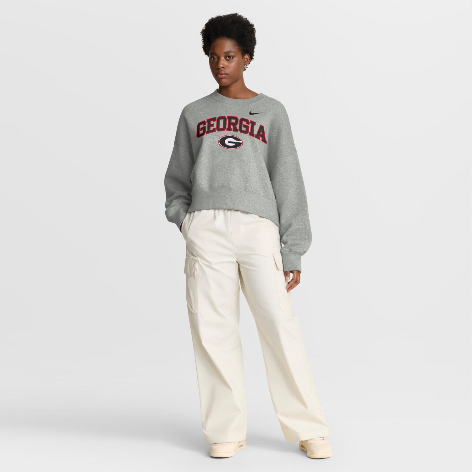 Nike Georgia Bulldogs Oversized Phoenix Arch Pullover Sweatshirt - view number 3