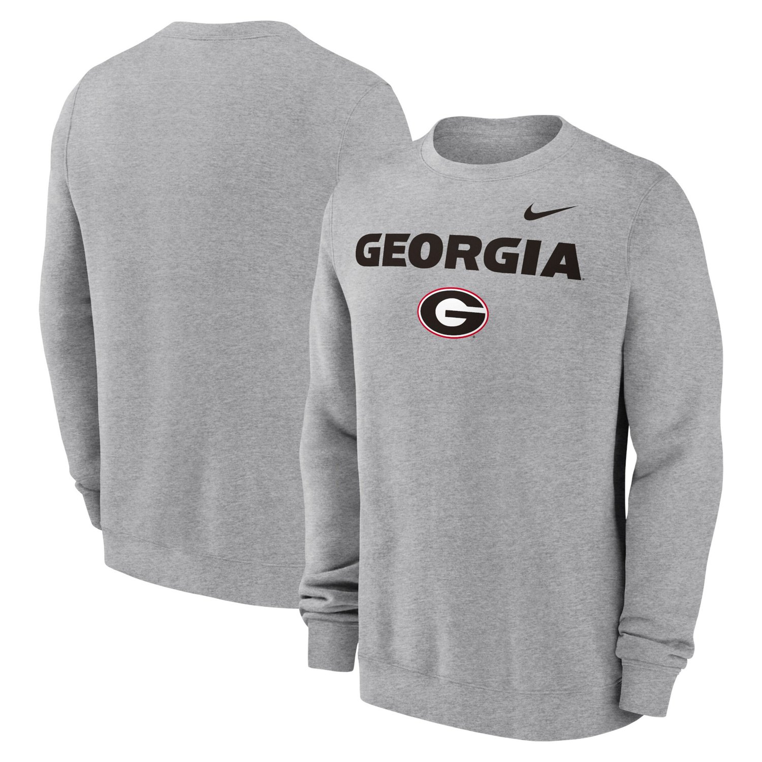 Nike Dri Fit hot Georgia Bulldogs Camo USA Crewneck Mens Sweatshirt Size Large New