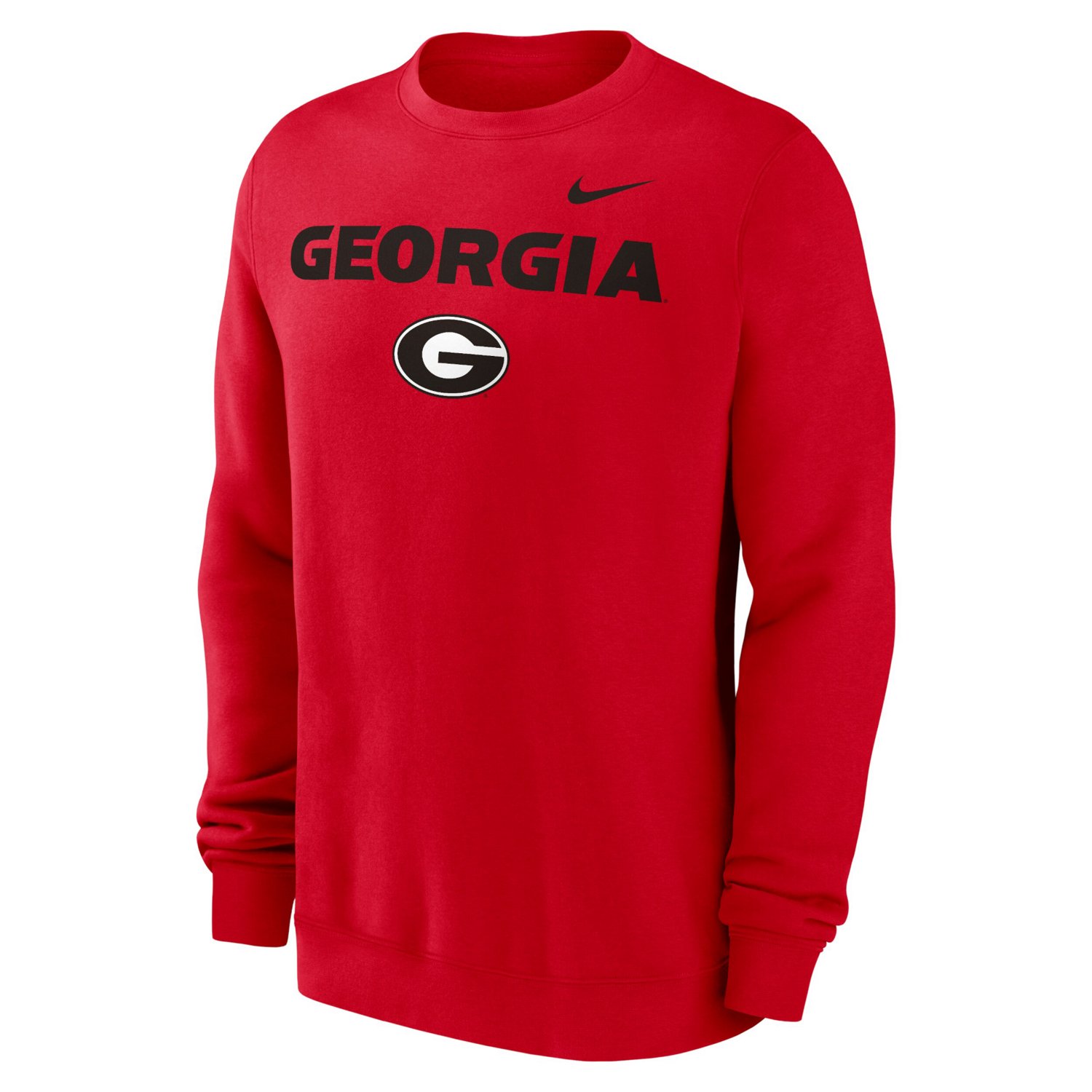Nike Georgia Bulldogs Primetime Primary Stack Pullover Sweatshirt