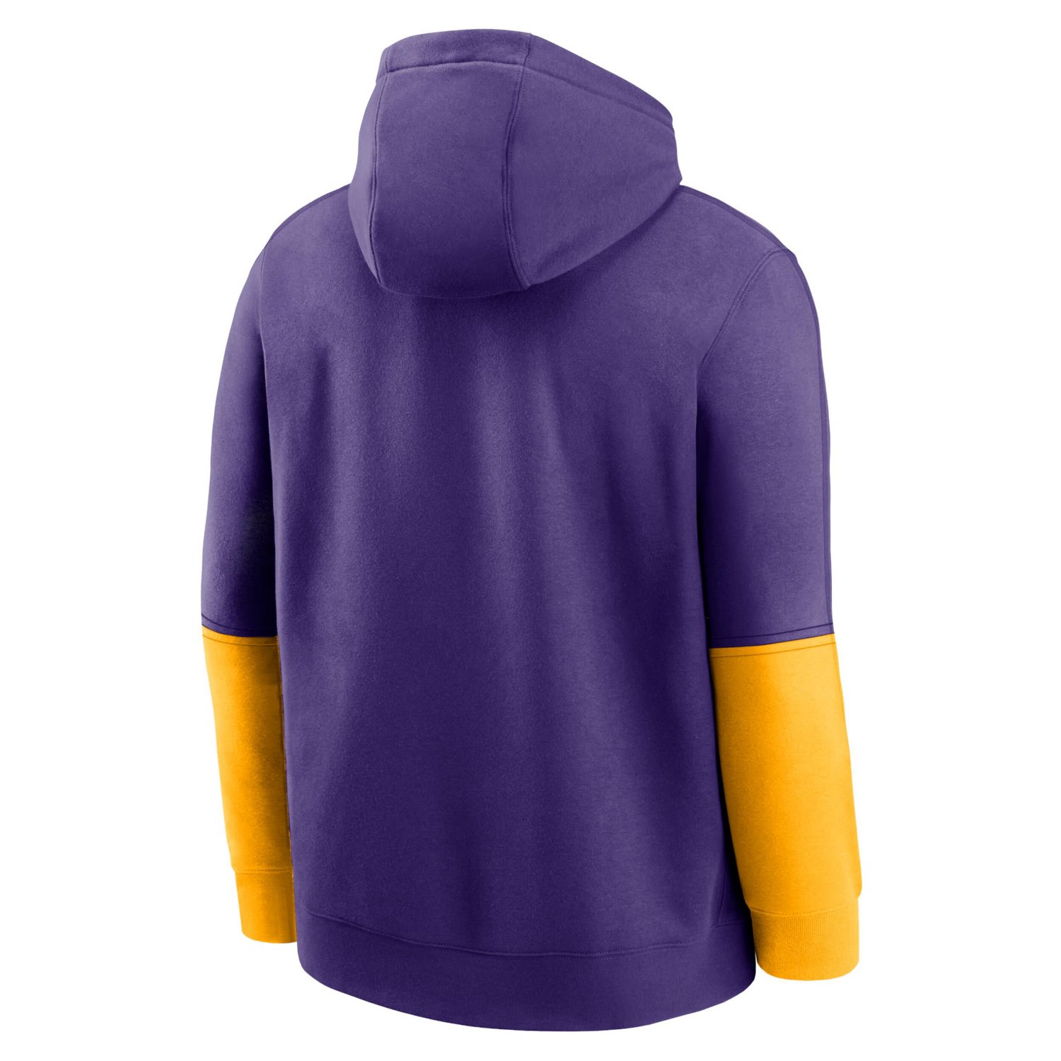 Nike Gold LSU Tigers 2024 Sideline Club Pullover Hoodie - view number 3