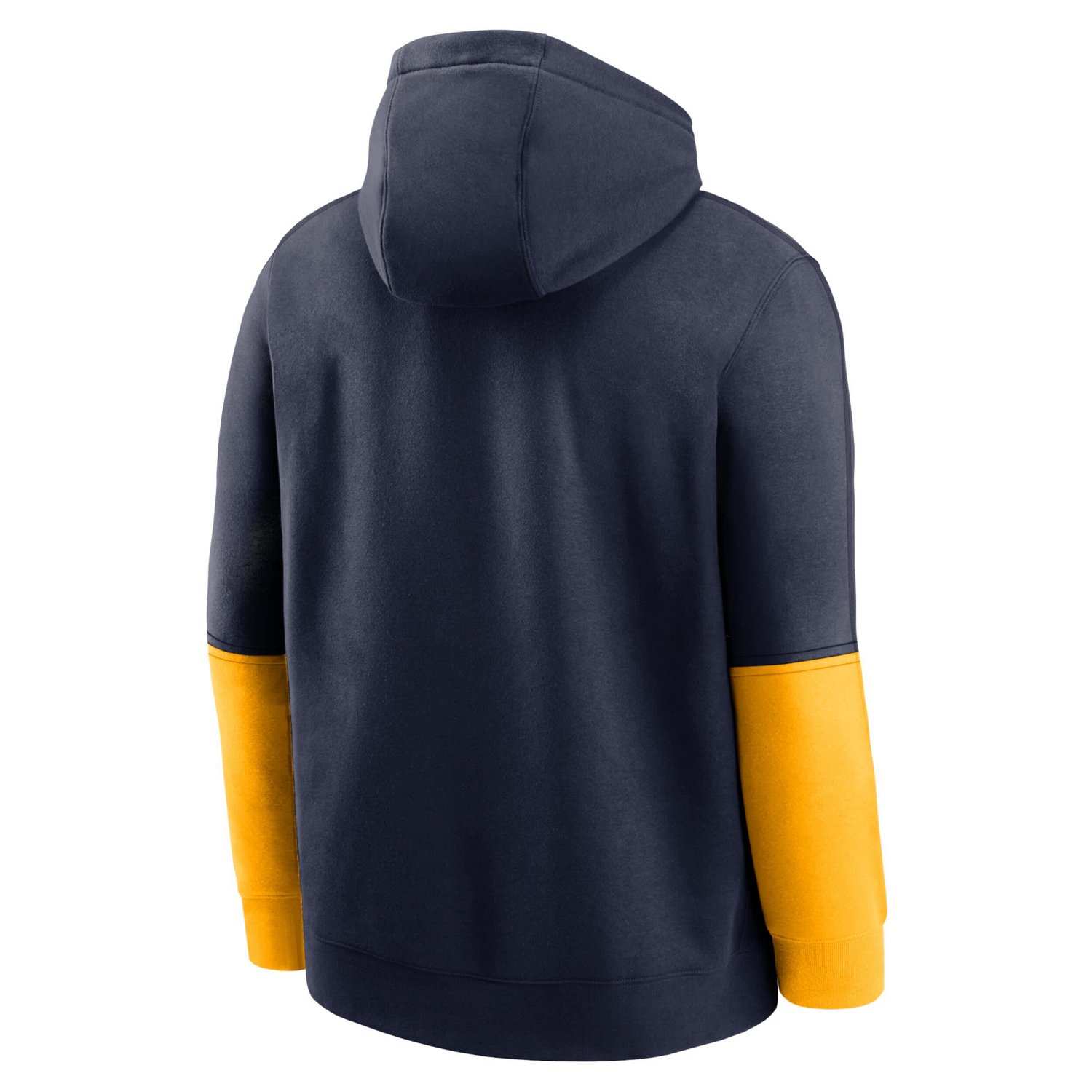 Nike Gold West Virginia Mountaineers 2024 Sideline Club Pullover Hoodie                                                          - view number 3