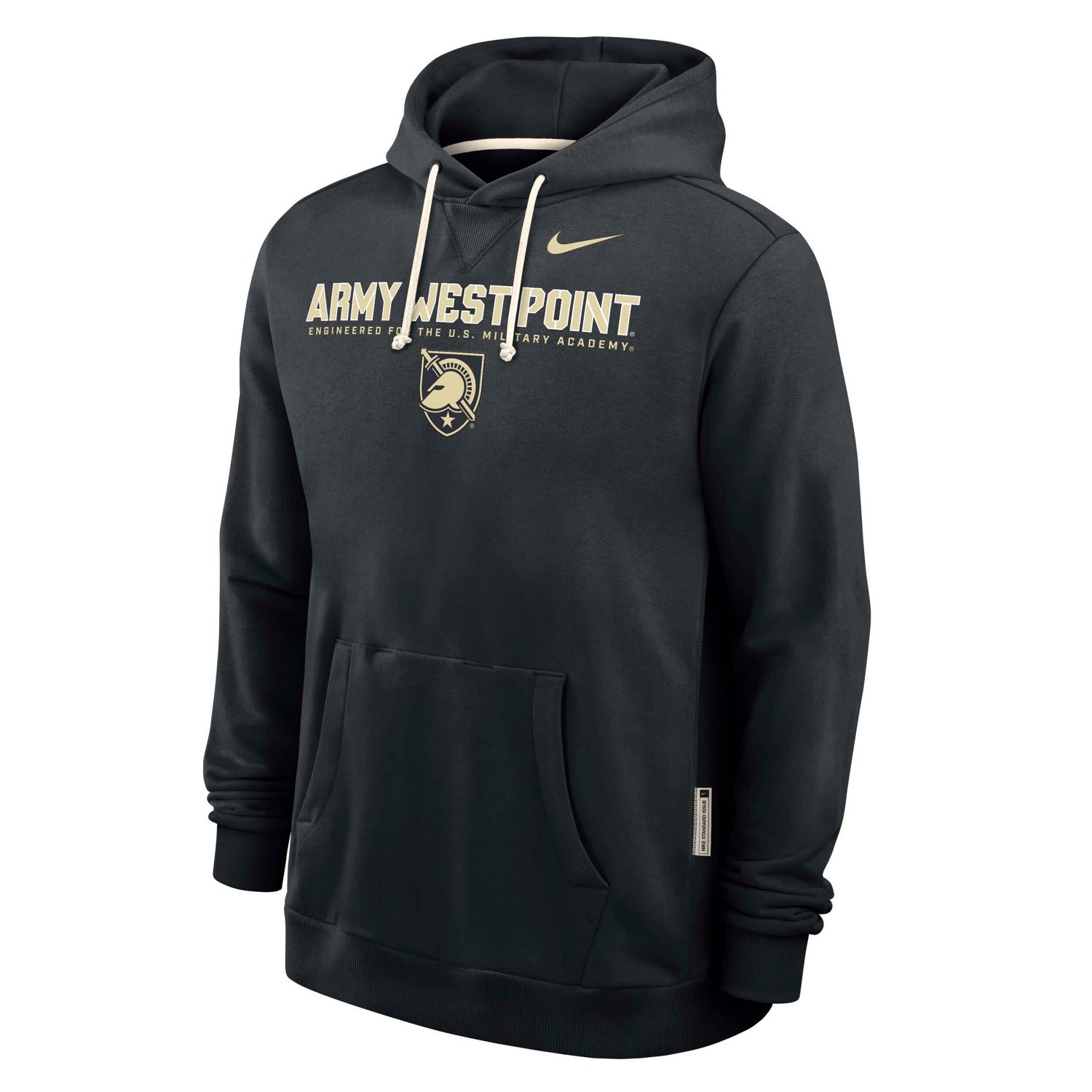 Nike Heather Gray Army Knights 2025 Sideline Performance Pullover Hoodie - view number 2