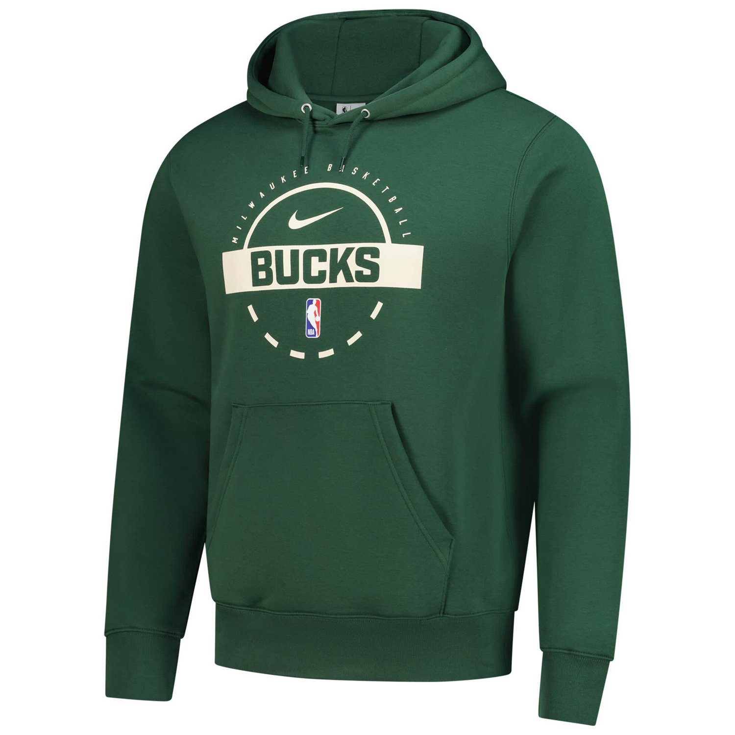Nike Hunter Milwaukee Bucks 2025 26 Authentic Practice Club Pullover Hoodie - view number 2