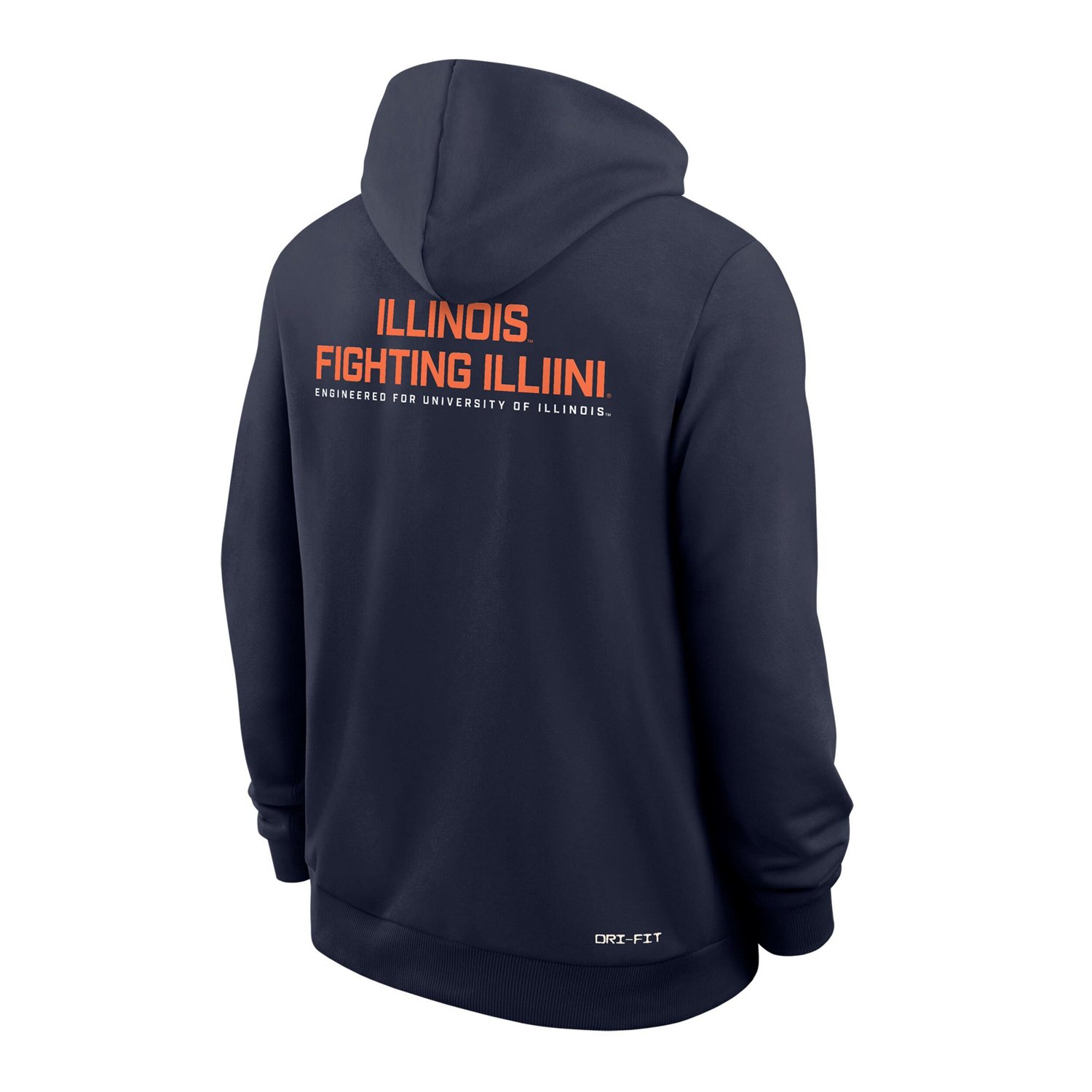 Nike Illinois Fighting Illini 2025 Sideline Performance Full-Zip Hoodie - view number 3
