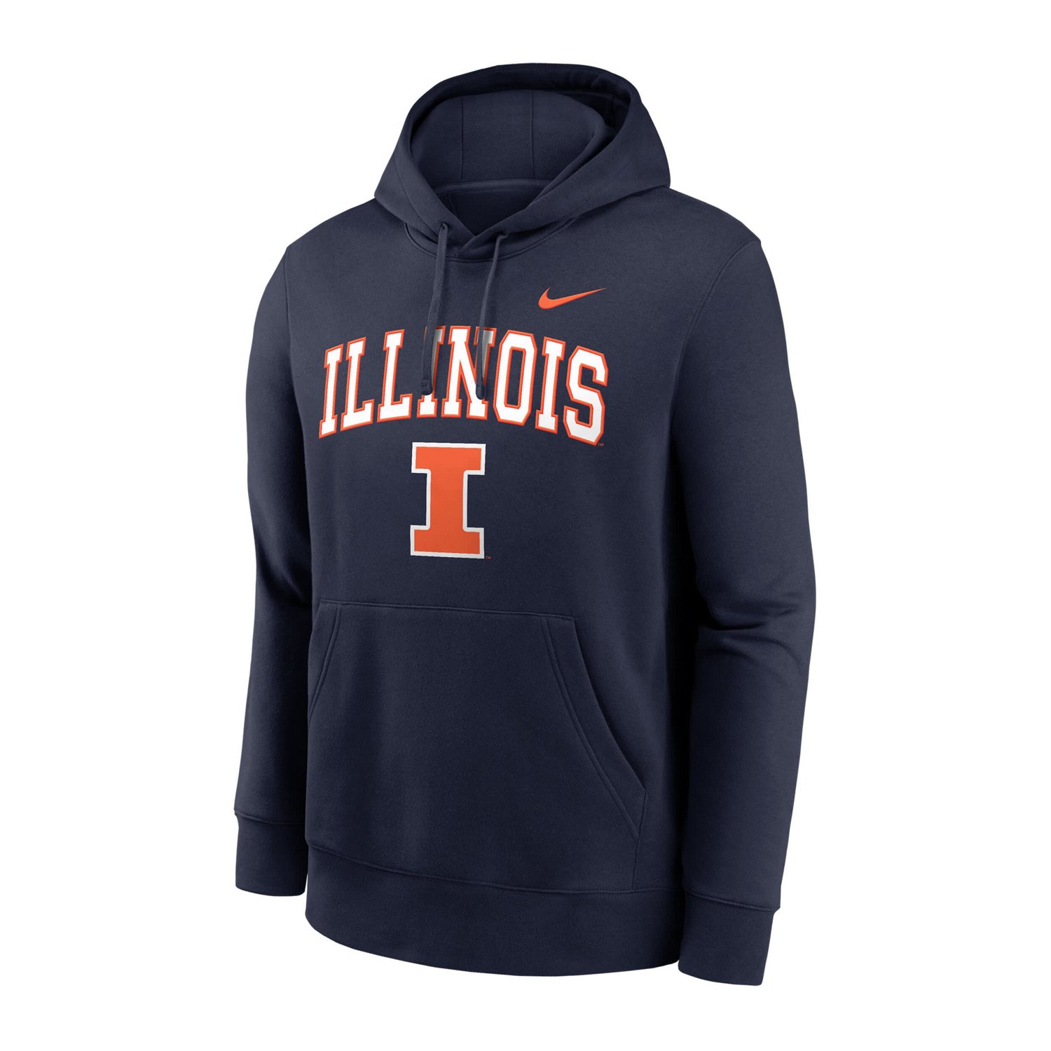 Nike Illinois Fighting Illini Club Pullover Hoodie - view number 2