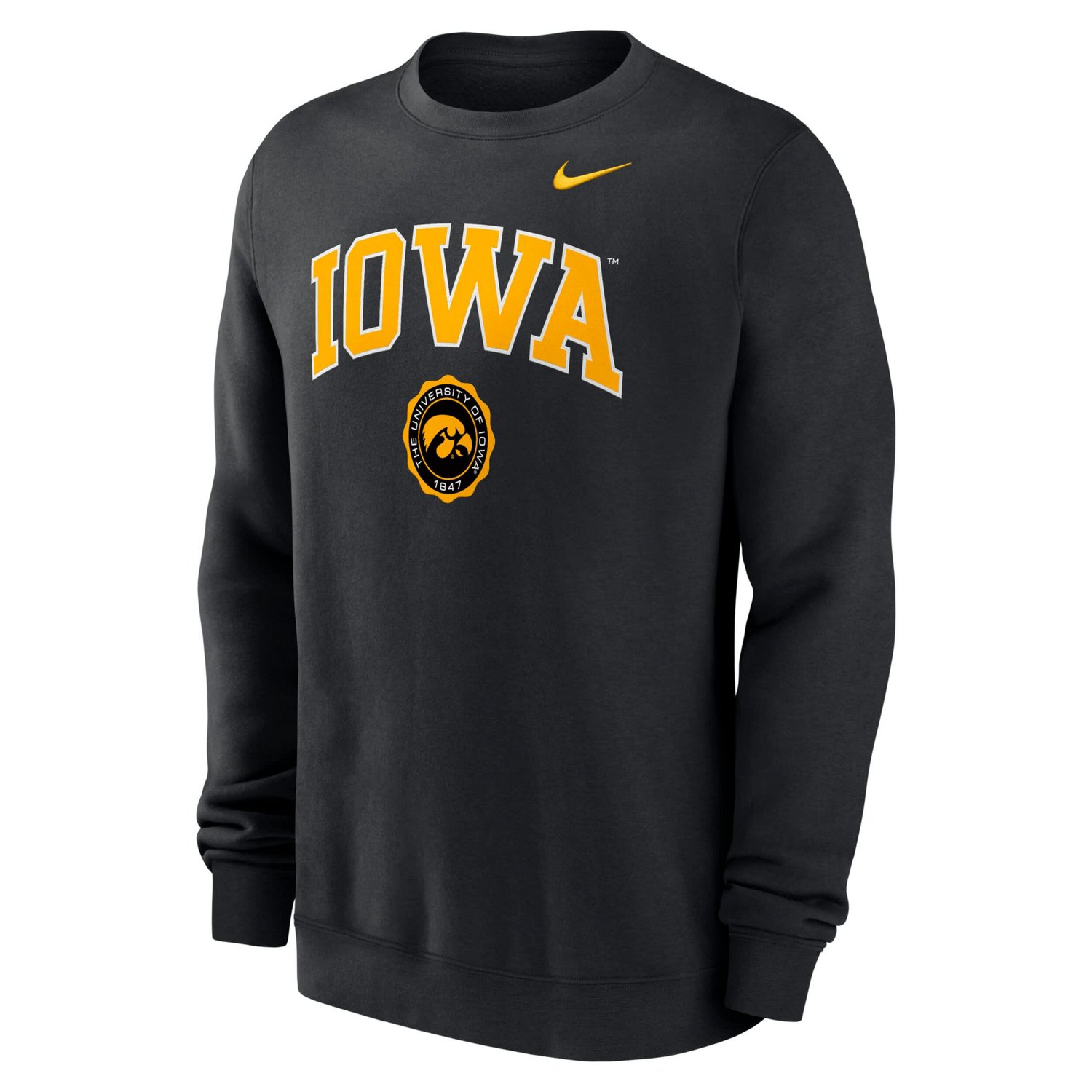 Nike Iowa Hawkeyes Arched Seal Pullover Sweatshirt                                                                               - view number 2