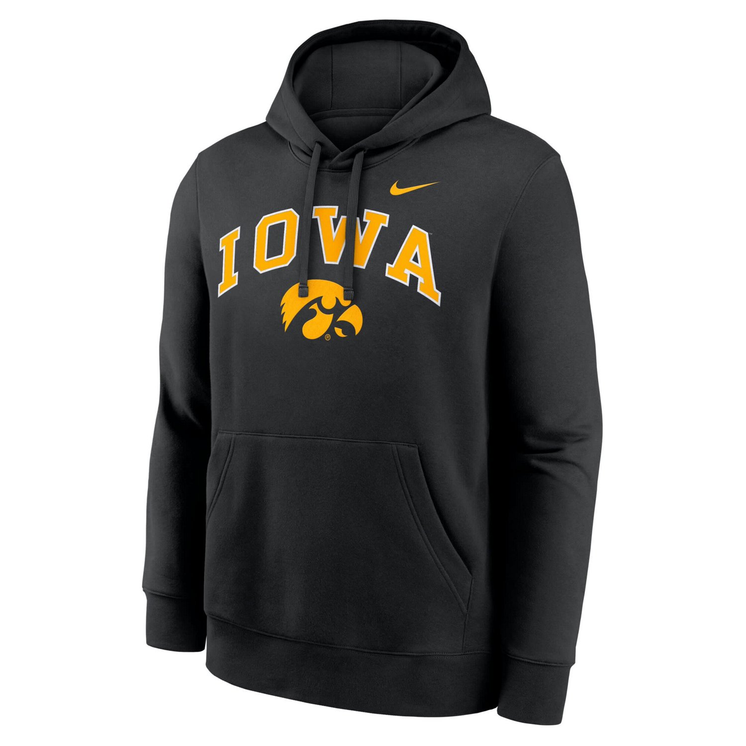 Nike Iowa Hawkeyes Club Fleece Arch Pullover Hoodie - view number 4