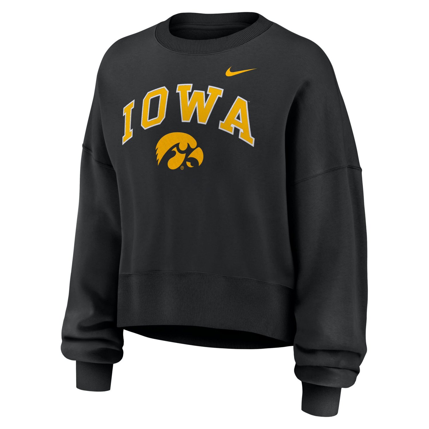 Nike Iowa Hawkeyes Oversized Phoenix Arch Pullover Sweatshirt - view number 4