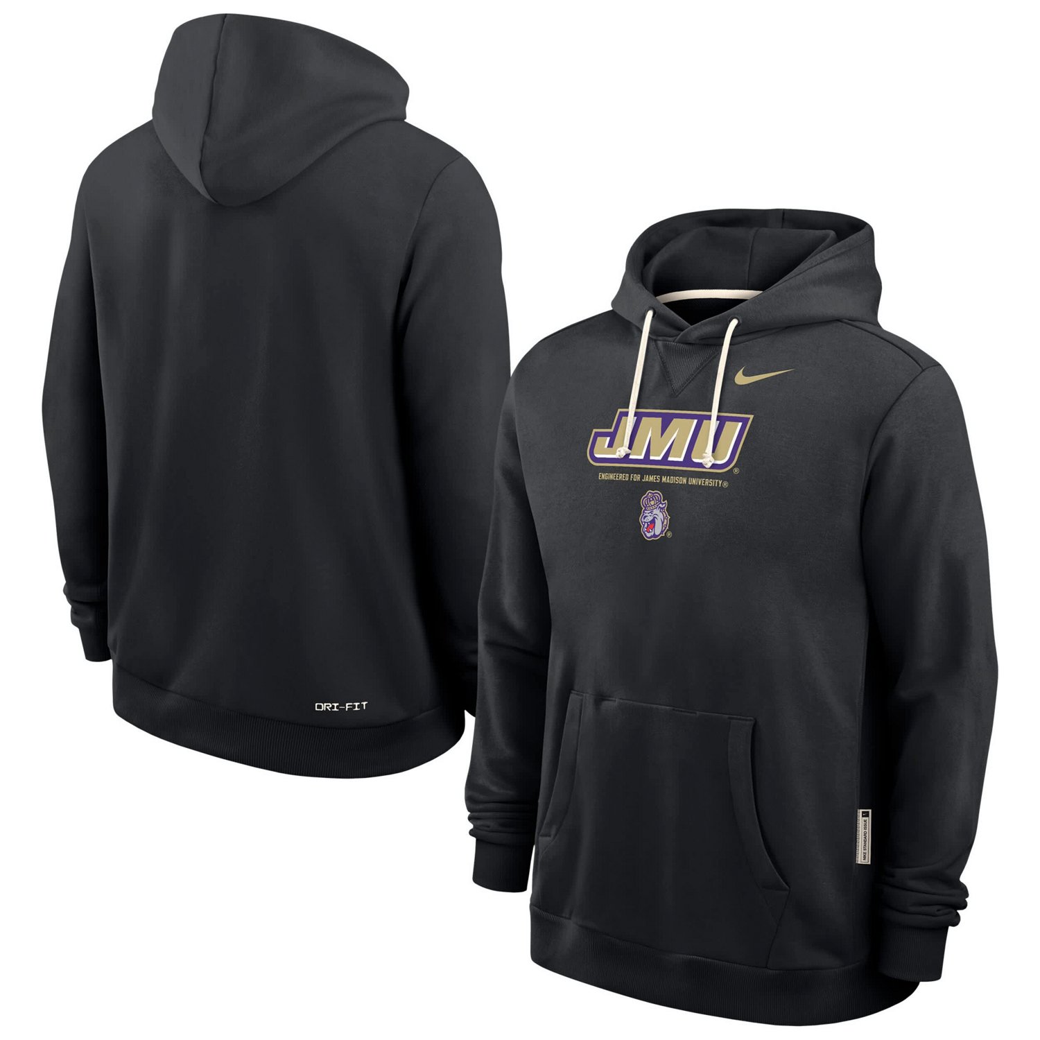Nike James Madison Dukes 2025 Sideline Standard Issue Dri-FIT Hoodie - view number 1