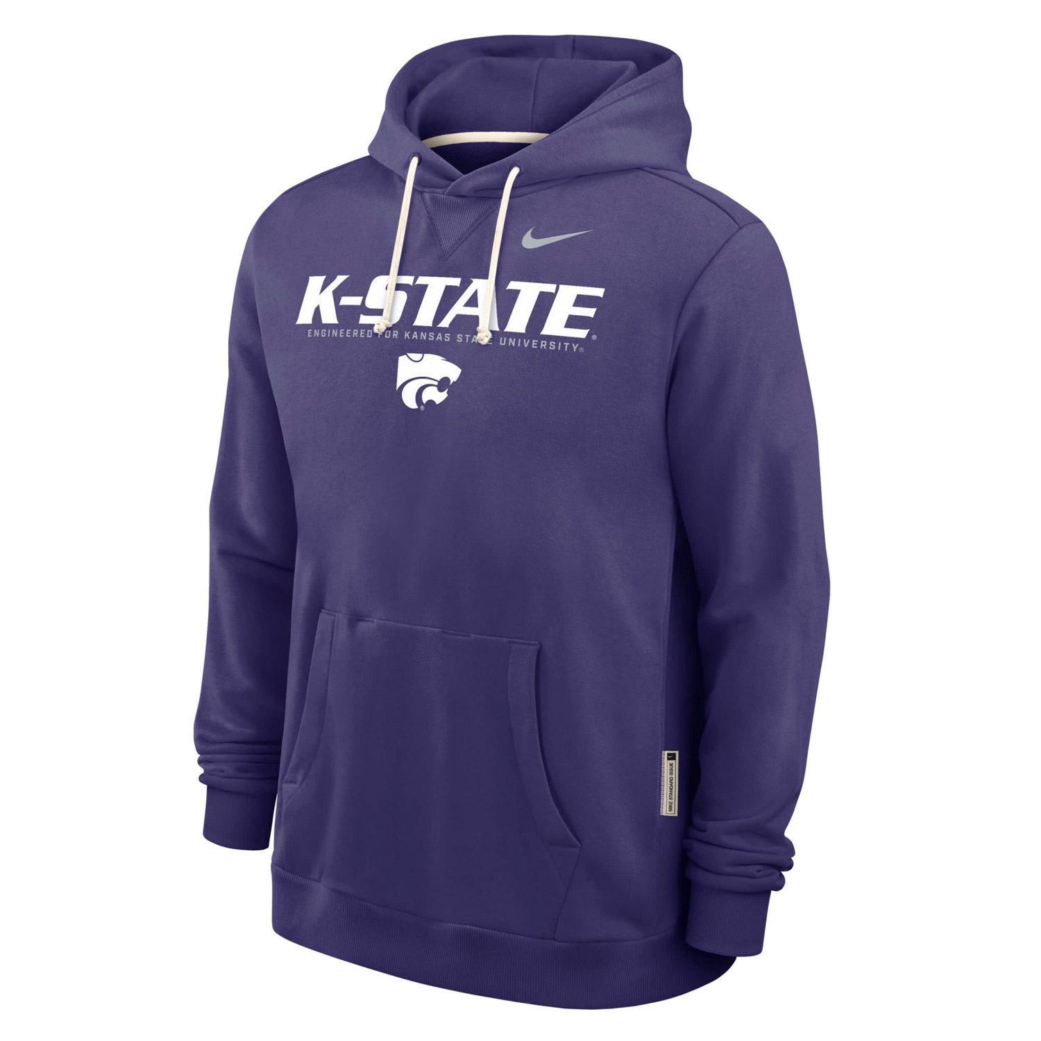 Nike Kansas State Wildcats 2025 Sideline Standard Issue Dri-FIT Hoodie - view number 2