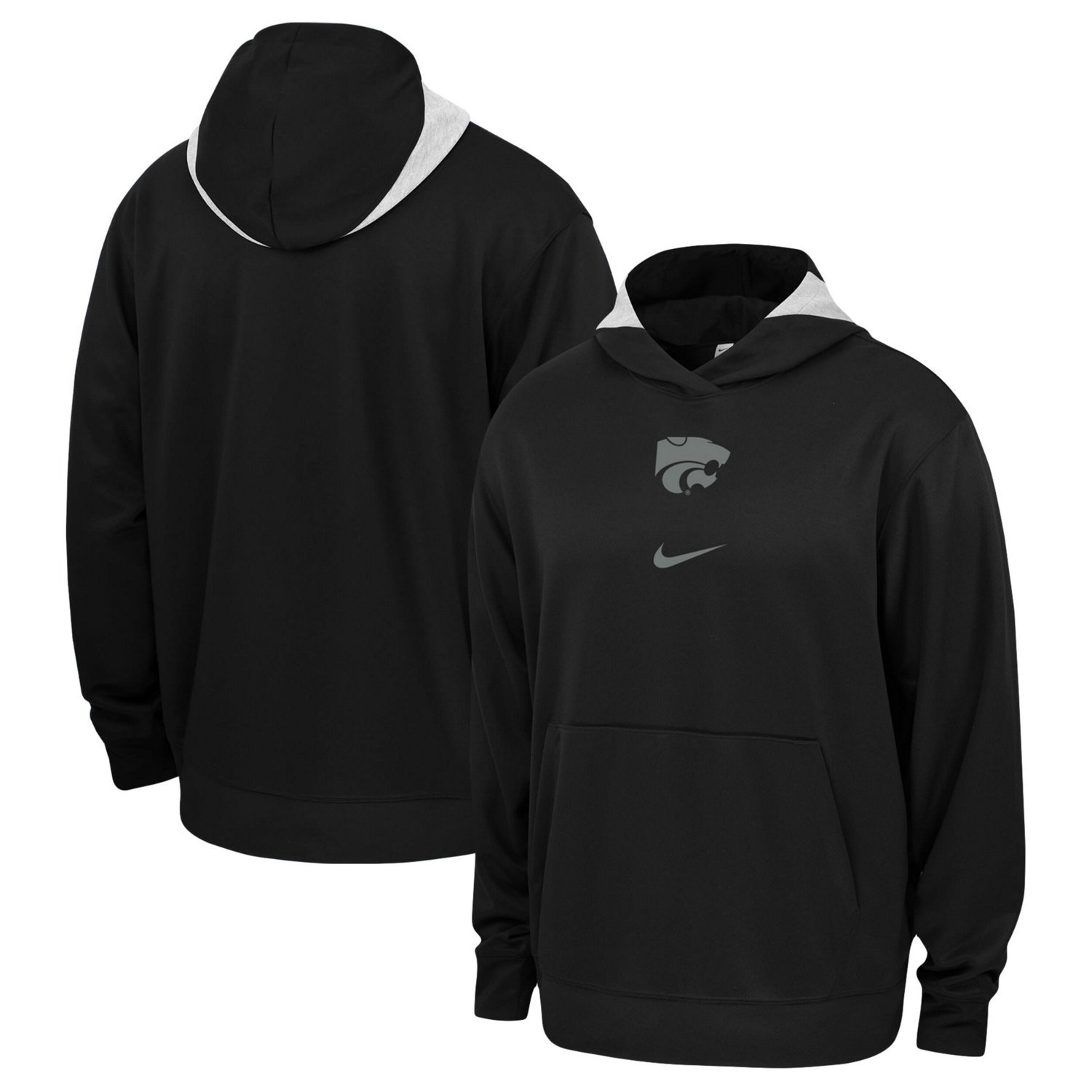 Nike Kansas State Wildcats Basketball Spotlight Performance Pullover Hoodie                                                      - view number 1