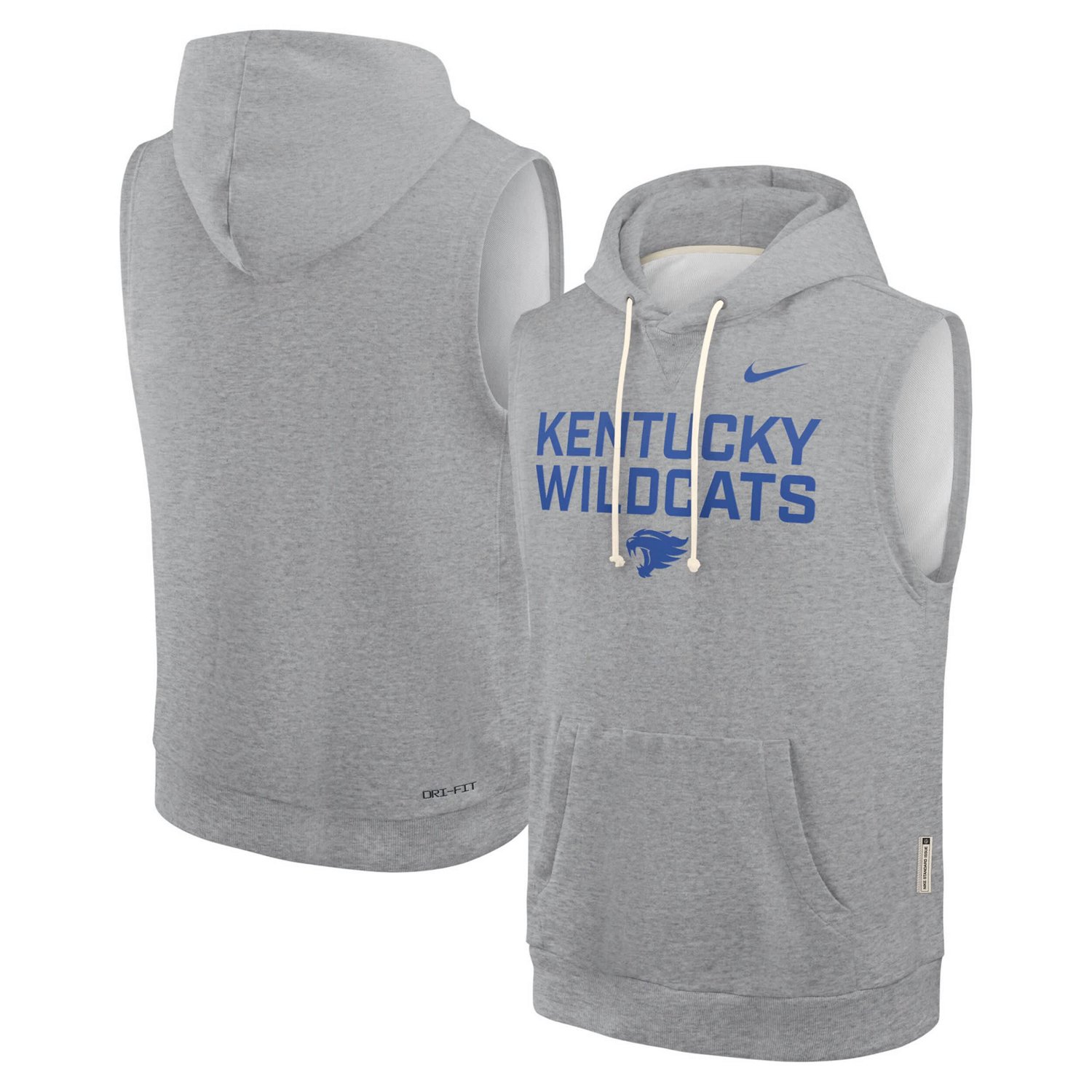 Nike Kentucky Wildcats 2025 Sideline Performance Sleeveless Pullover Hoodie