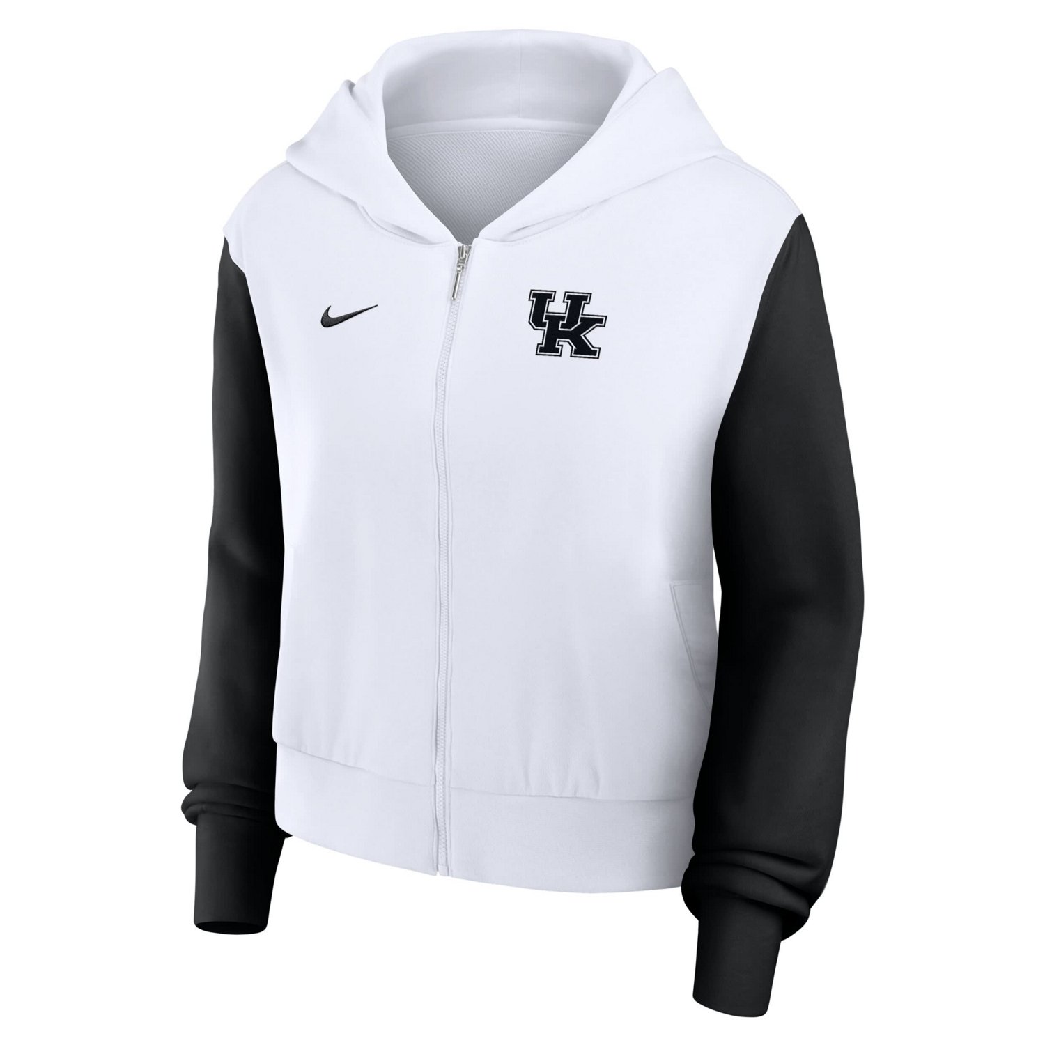 Nike Kentucky Wildcats Cropped Color-Block Script Full-Zip Hoodie - view number 2