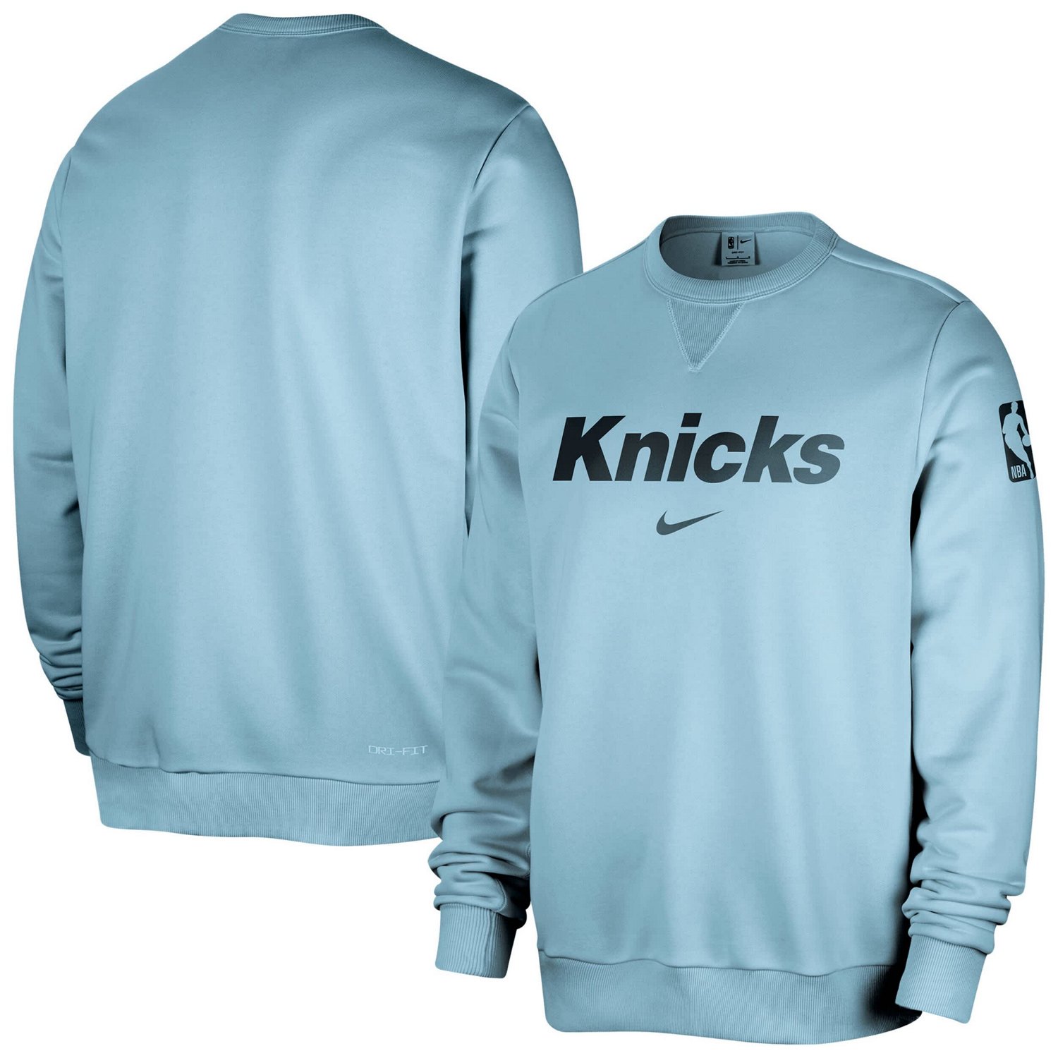 Nike Light New York Knicks Courtside Standard Issue Performance Pullover Sweatshirt