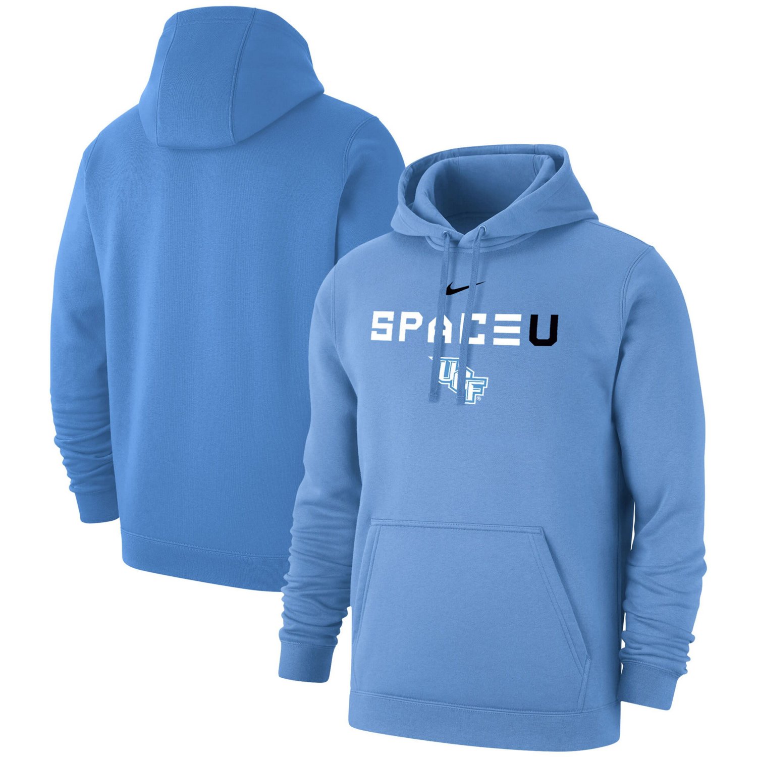 Nike Light UCF Knights 2024 Space Game SpaceU Club Fleece Pullover Hoodie - view number 1
