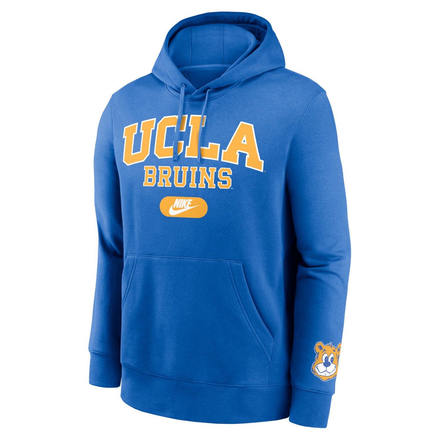 Nike Light UCLA Bruins Legacy Foundational Two-Hit Club Performance Pullover Hoodie                                              - view number 2