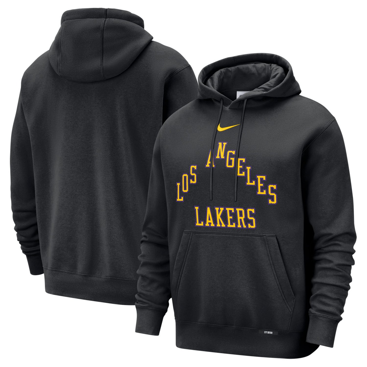 Nike Los Angeles Lakers 2025 26 City Edition Essential Remix Club Hoodie