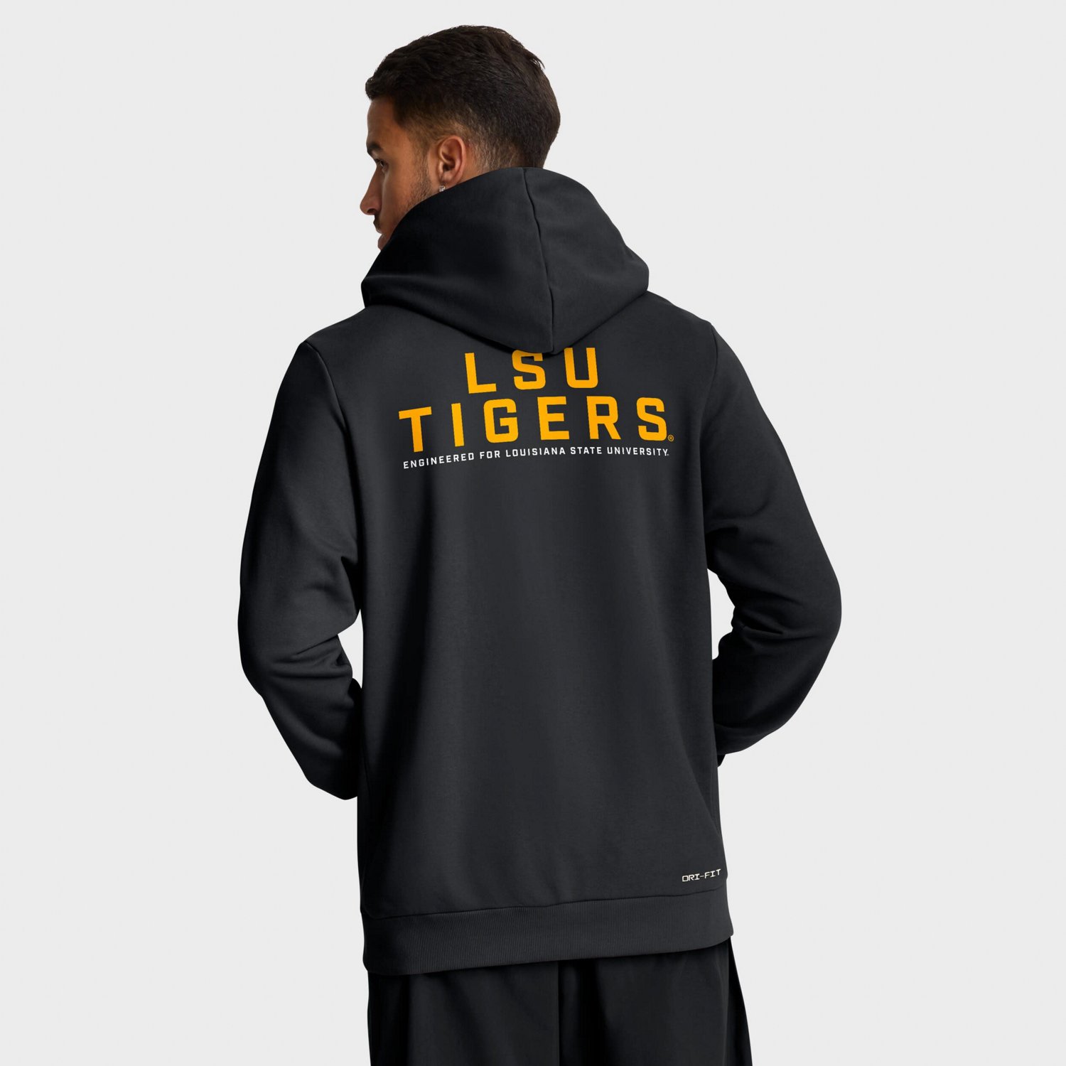 Nike LSU Tigers 2025 Sideline Standard Issue Dri-FIT Full-Zip Hoodie - view number 2