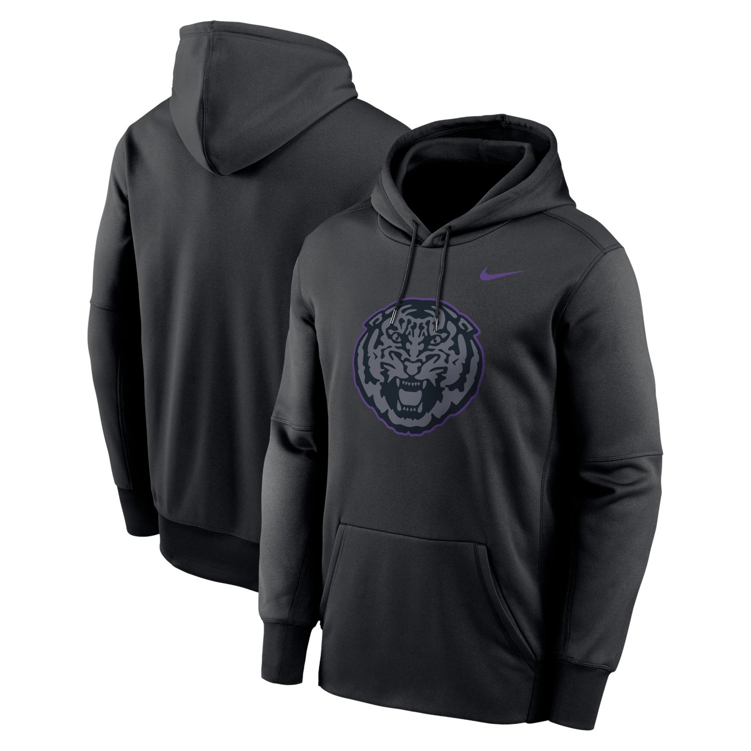 Nike LSU Tigers Color Pop Performance Fleece Pullover Hoodie                                                                     - view number 1