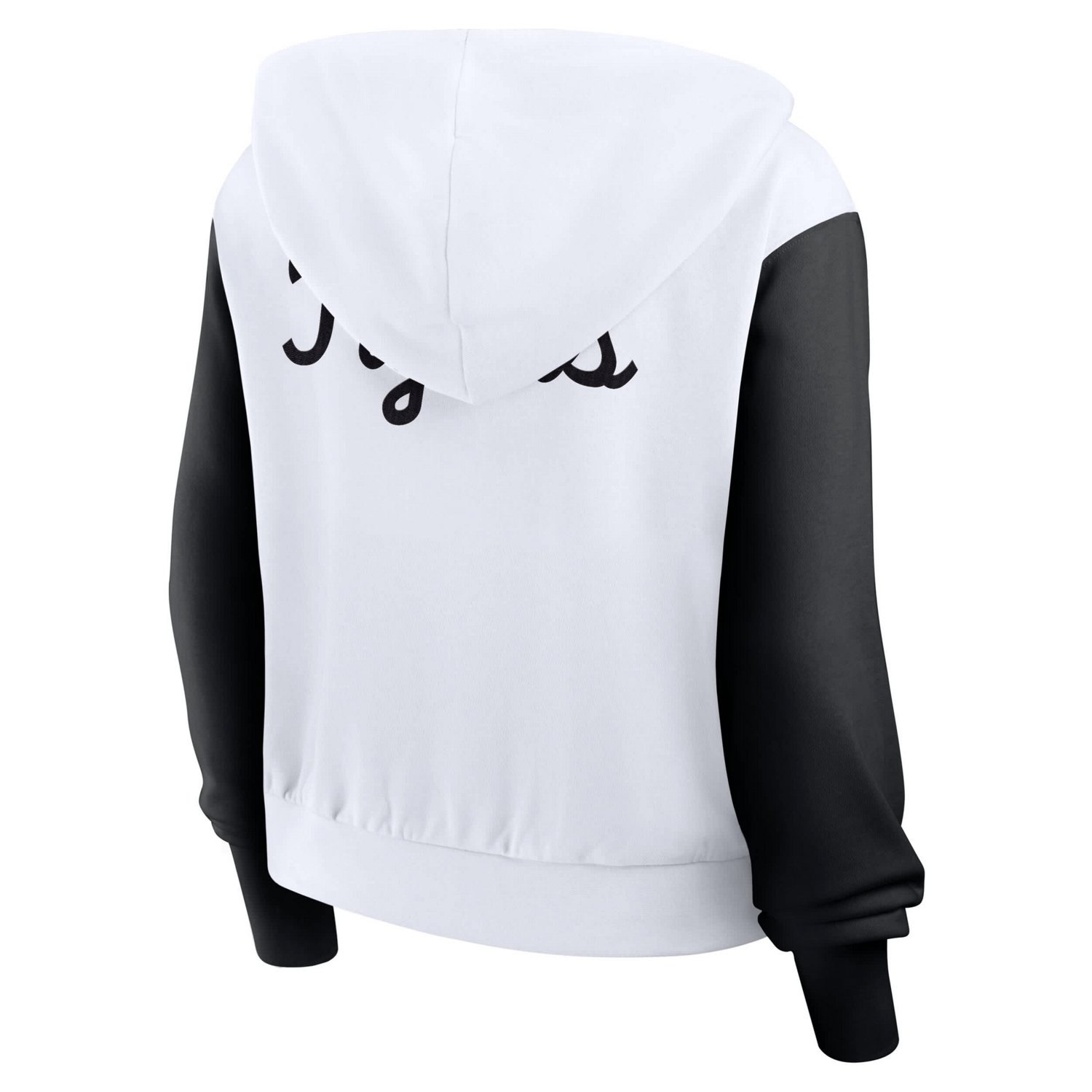 Nike LSU Tigers Cropped Beyond Capability Color-Block Script Full-Zip Hoodie - view number 3