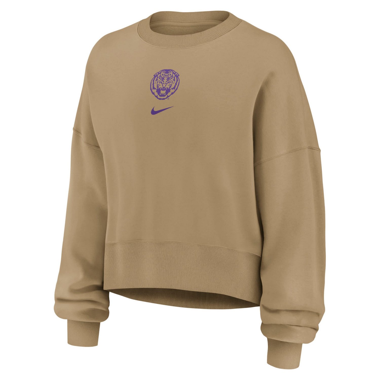 Nike LSU Tigers Oversized Phoenix 2-Hit Pullover Sweatshirt - view number 4