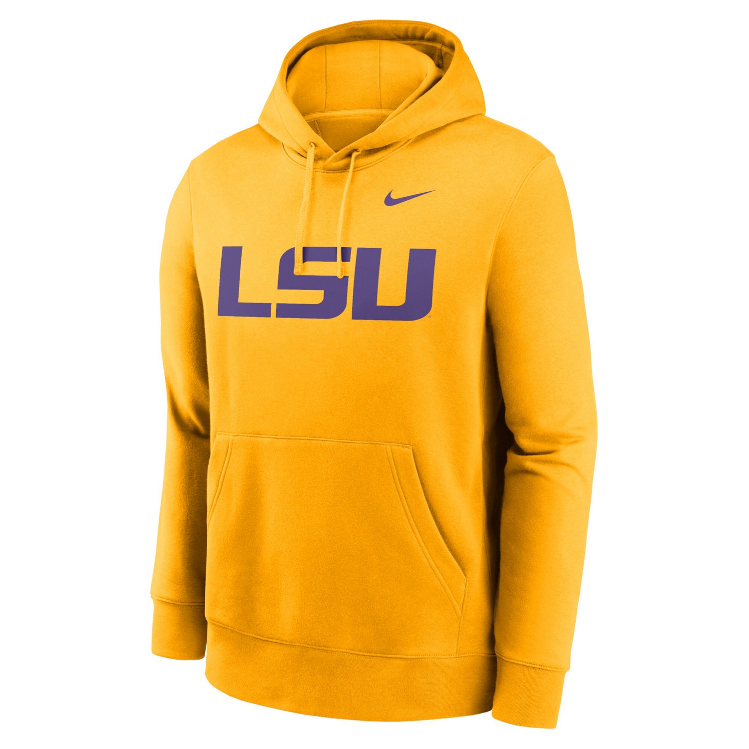 Nike LSU Tigers Primetime Evergreen Club Fleece Pullover Hoodie                                                                  - view number 2
