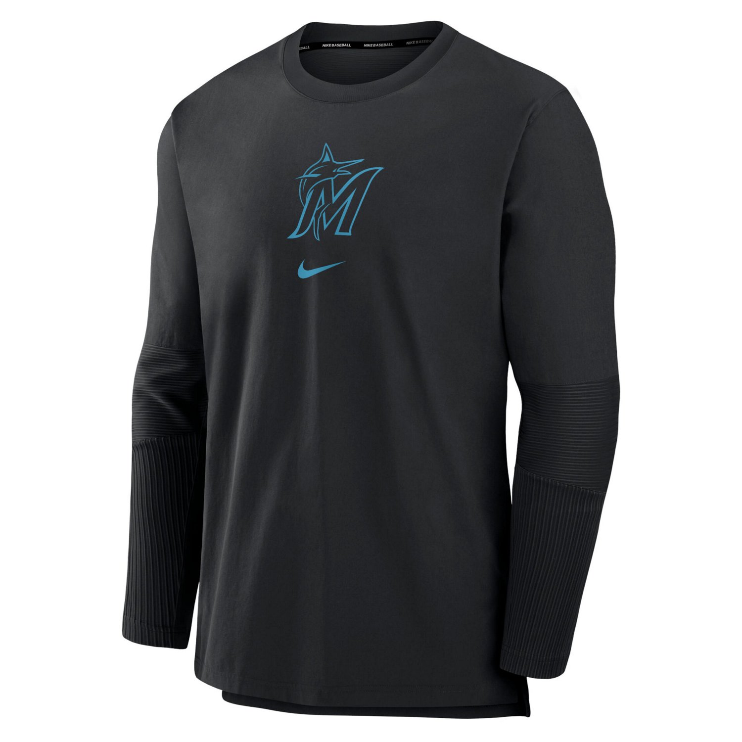 Nike Miami Marlins Authentic Collection Player Performance Pullover Sweatshirt - view number 2