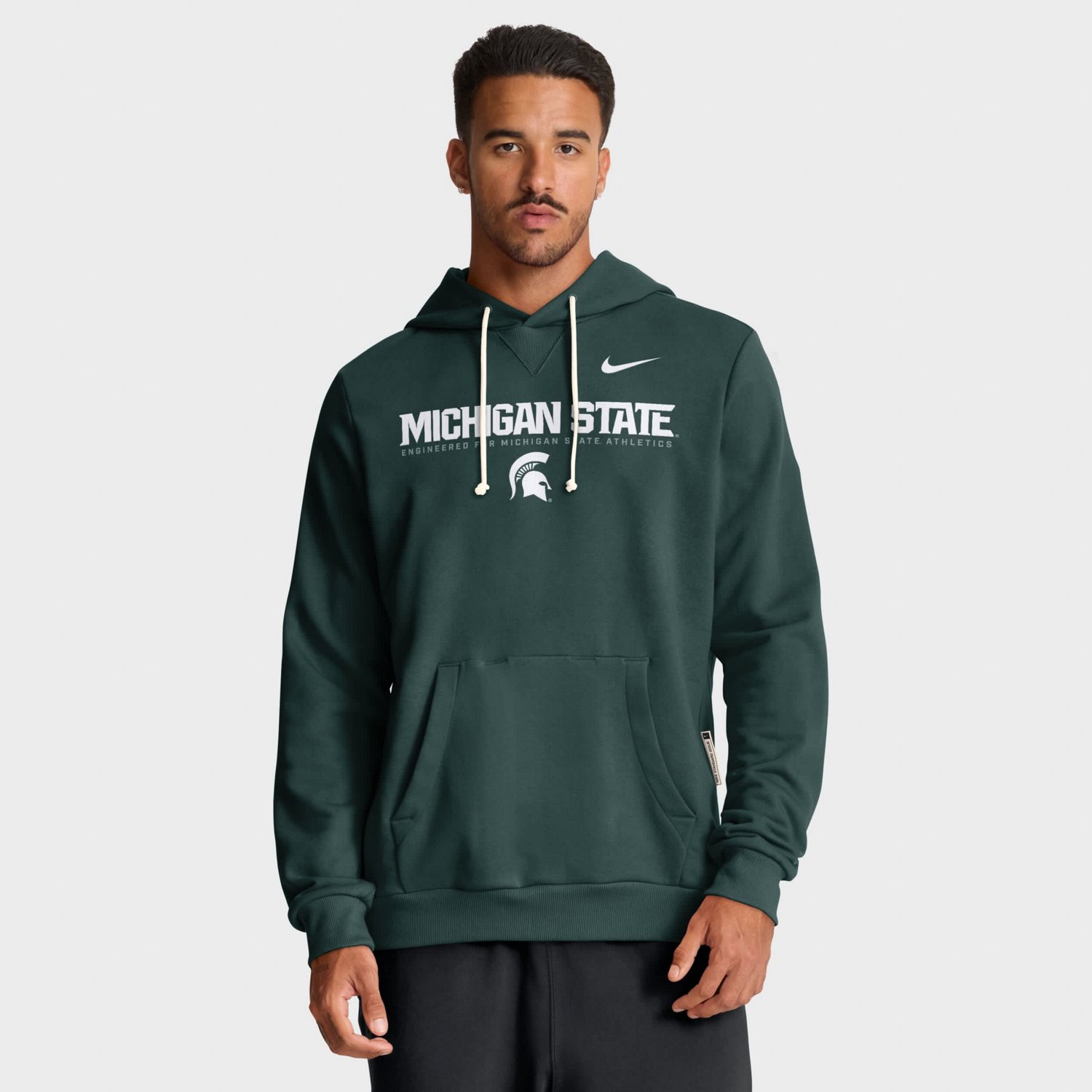 Nike Michigan State Spartans 2025 Sideline Standard Issue Dri-FIT Hoodie - view number 1