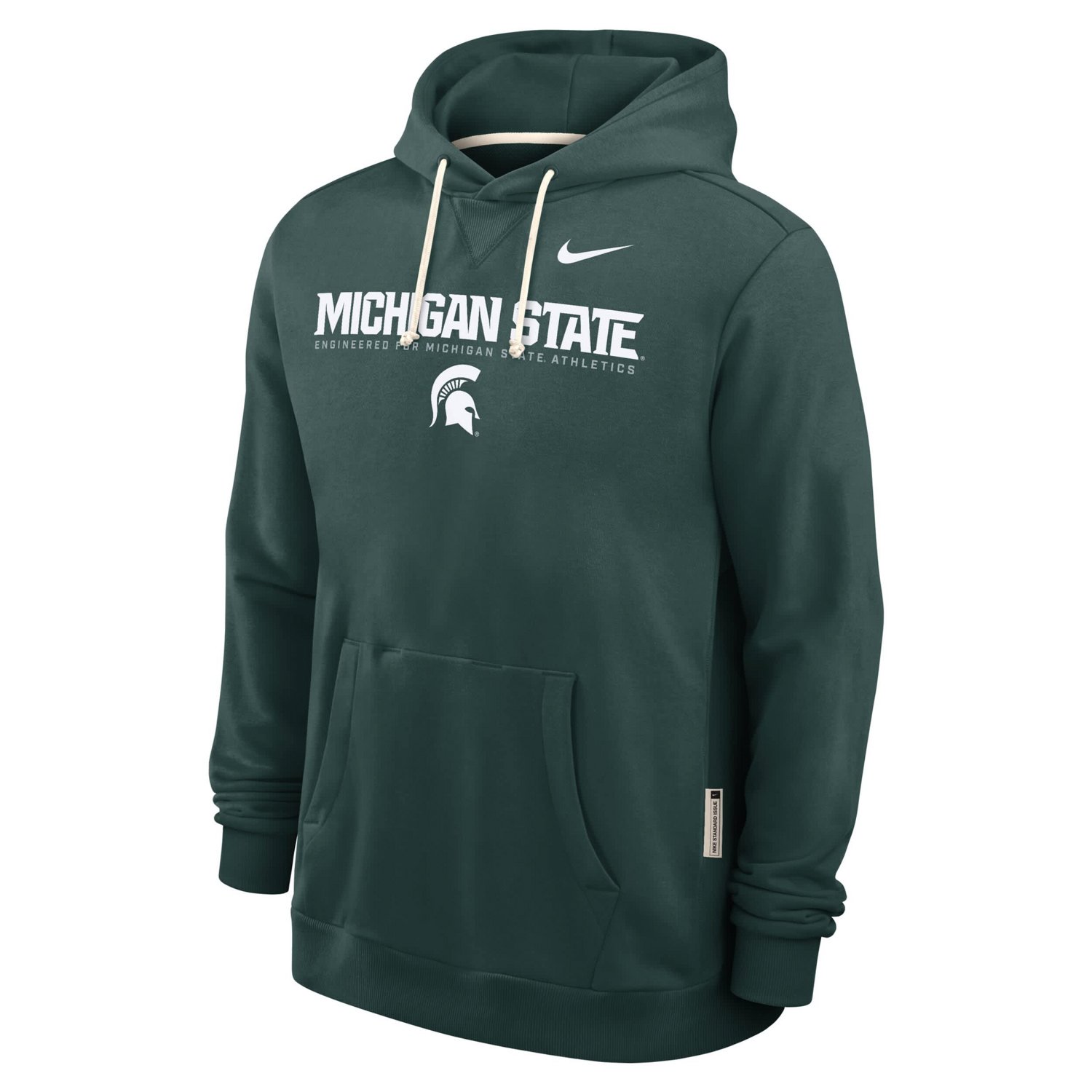 Nike Michigan State Spartans 2025 Sideline Standard Issue Dri-FIT Hoodie - view number 4