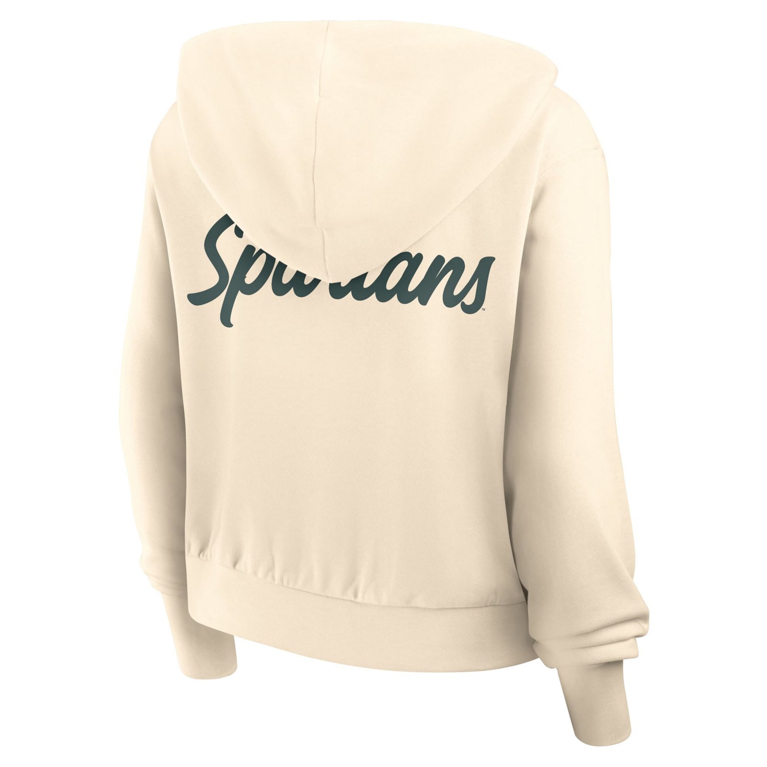 Nike Michigan State Spartans Cropped Chill Full-Zip Hoodie - view number 3