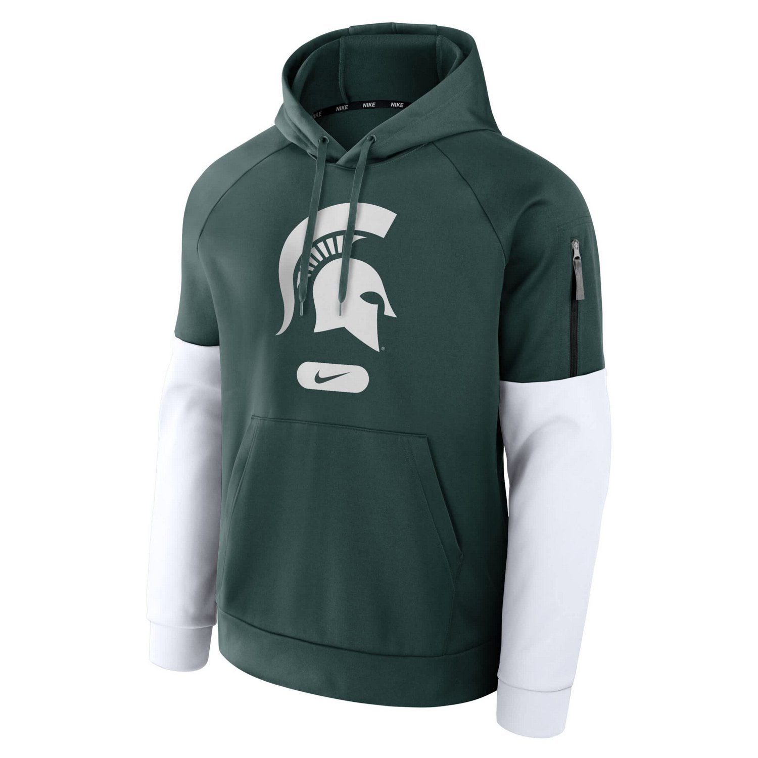 Nike Michigan State Spartans Fitness Performance Pullover Hoodie - view number 2